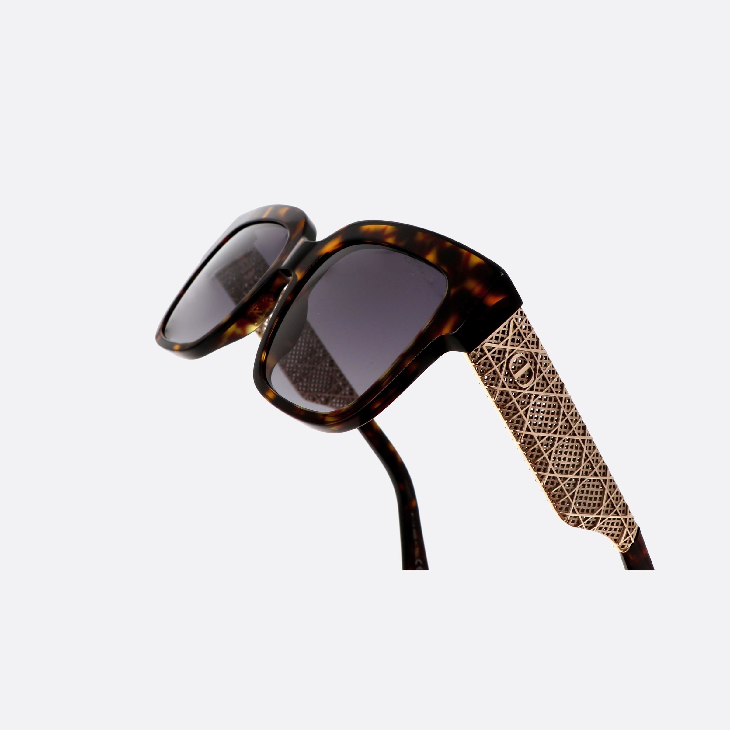 Dior 54mm Women's Esille S1i 20a1 Havana Squared Sunglasses - Lifestyle Shot