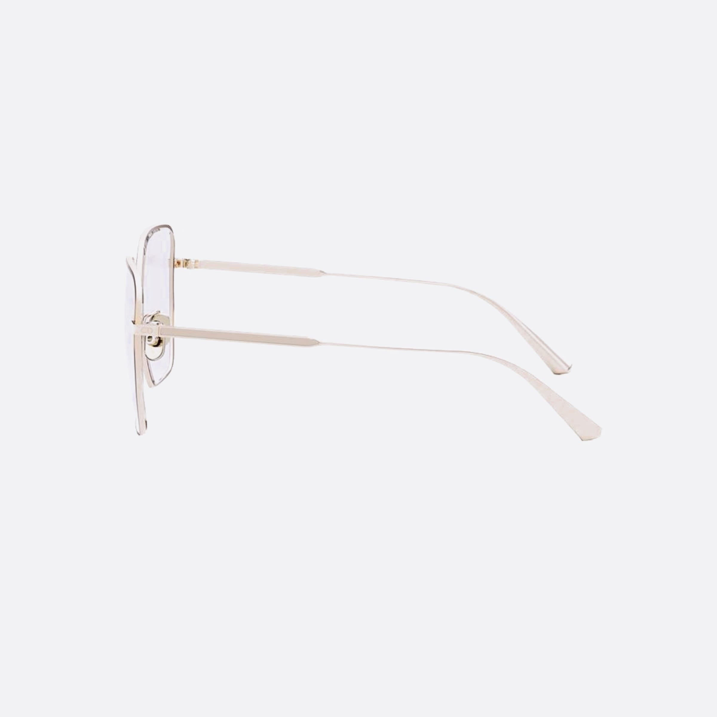 Dior 57mm Gemdioro S6u B500 Yellow Geometric Women Eyeglasses - Detail View