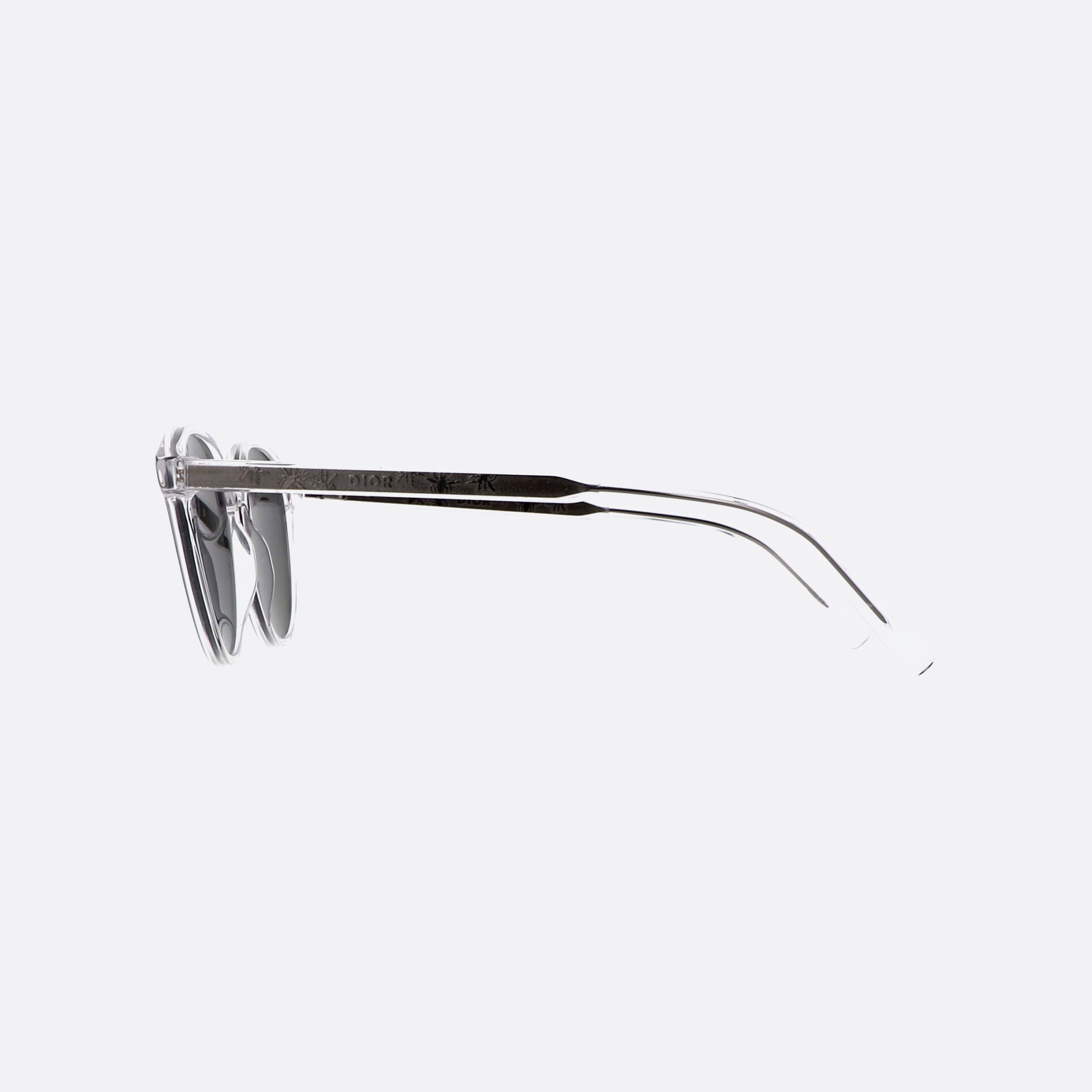 Dior 52mm Indior R1i 85a4 Clear Men Sunglasses - Detail View