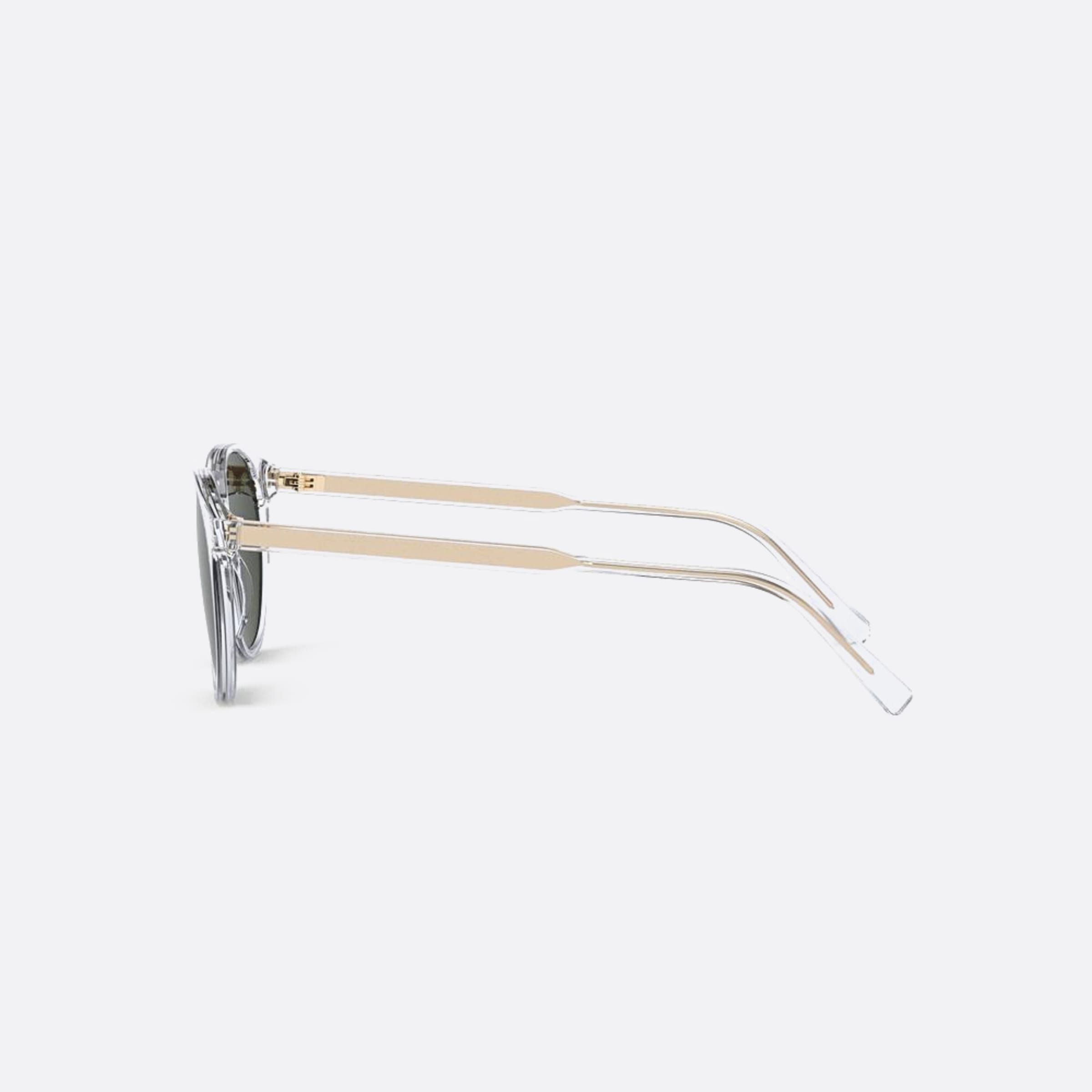 Dior 52mm Indior R1i 85a5 Transparent Round Men Sunglasses - Detail View