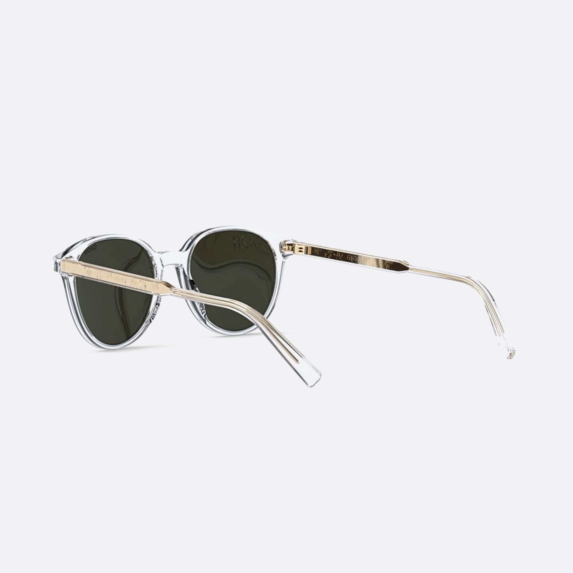 Dior 52mm Indior R1i 85a5 Transparent Round Men Sunglasses - Lifestyle Shot