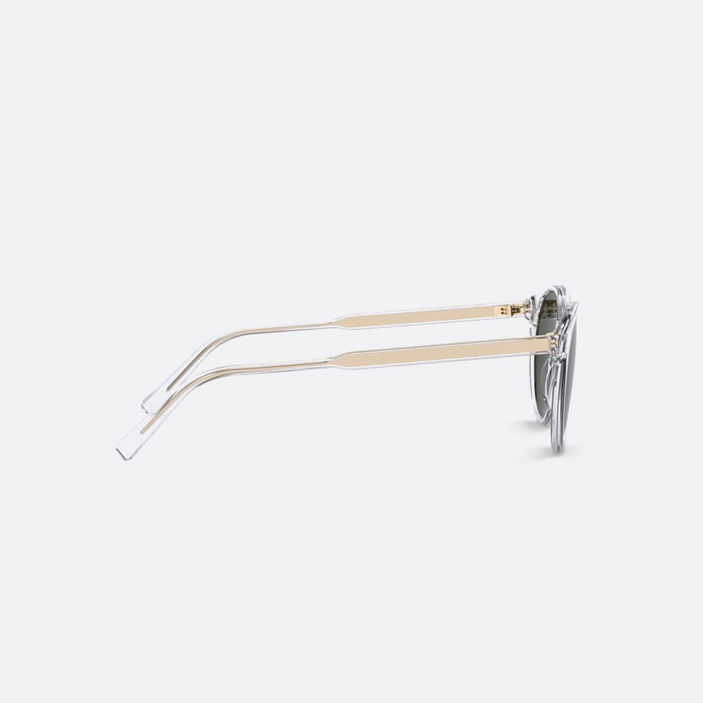 Dior 52mm Indior R1i 85a5 Transparent Round Men Sunglasses - Additional Angle
