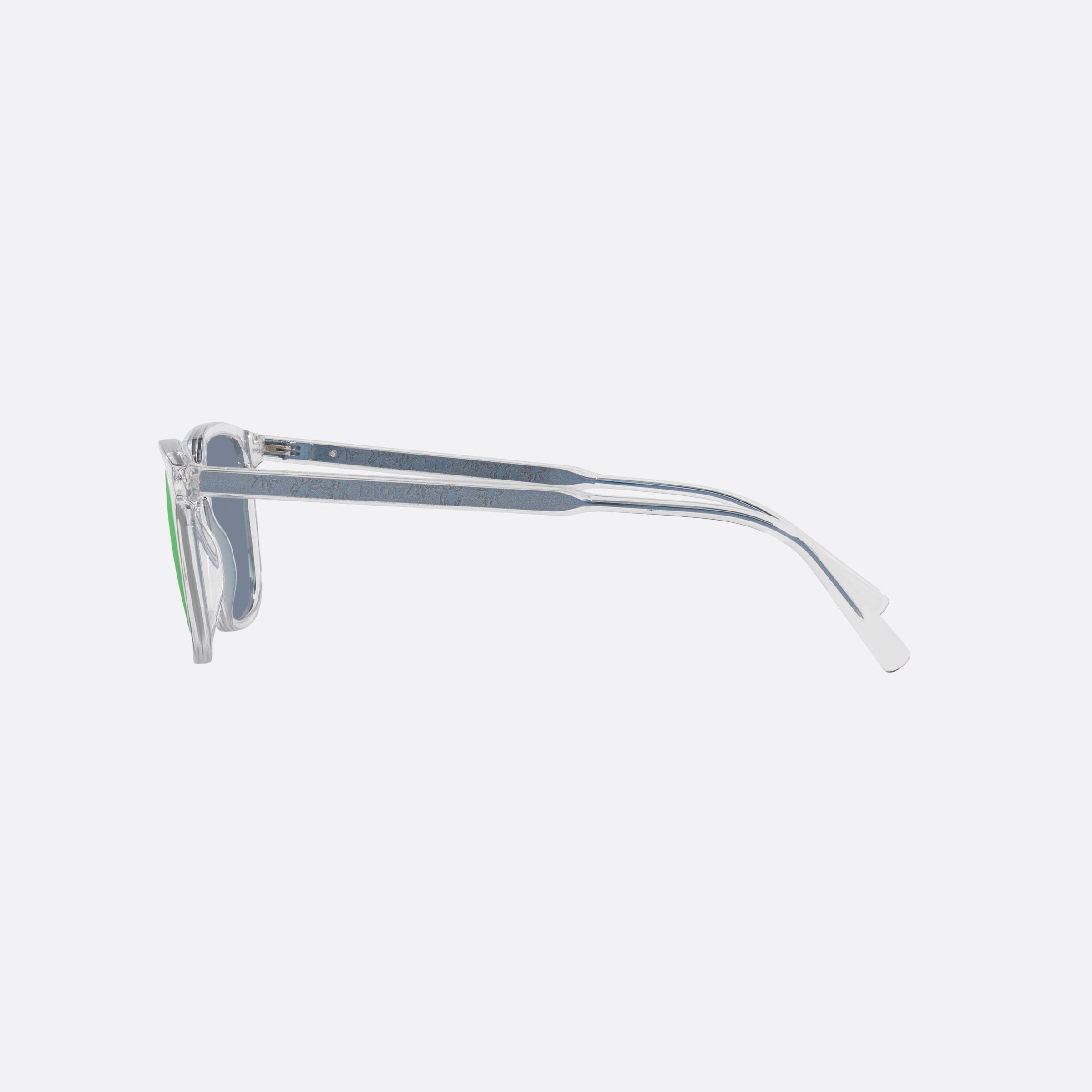 Dior 54mm Indior S1i 85b7 Grey Rectangle Men Sunglasses - Detail View