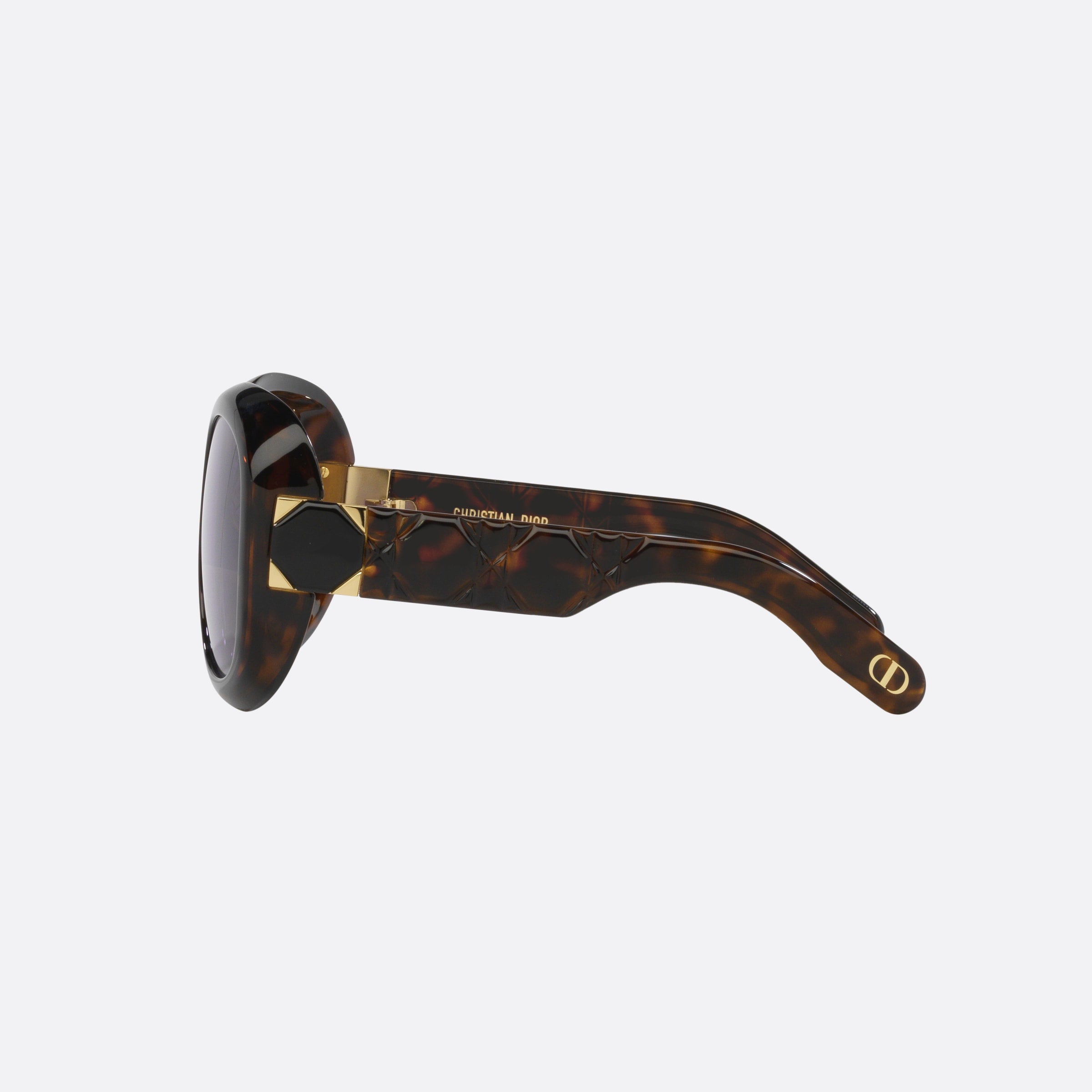 Dior 58mm Lady R2i Tortoise Round Women Sunglasses - Detail View