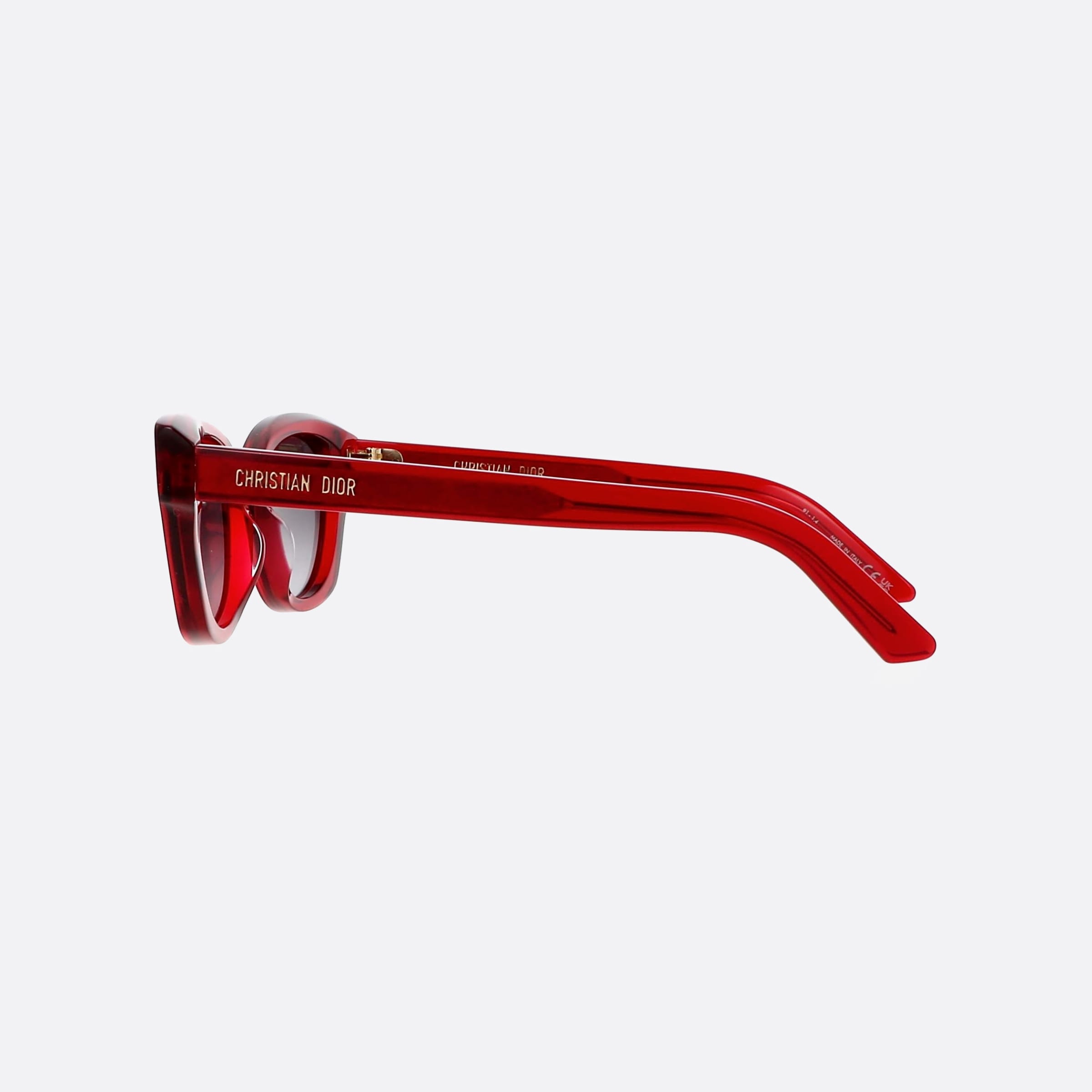Dior 51mm Unisex Midnight B2i 35a1 Red Sunglasses - Detail View