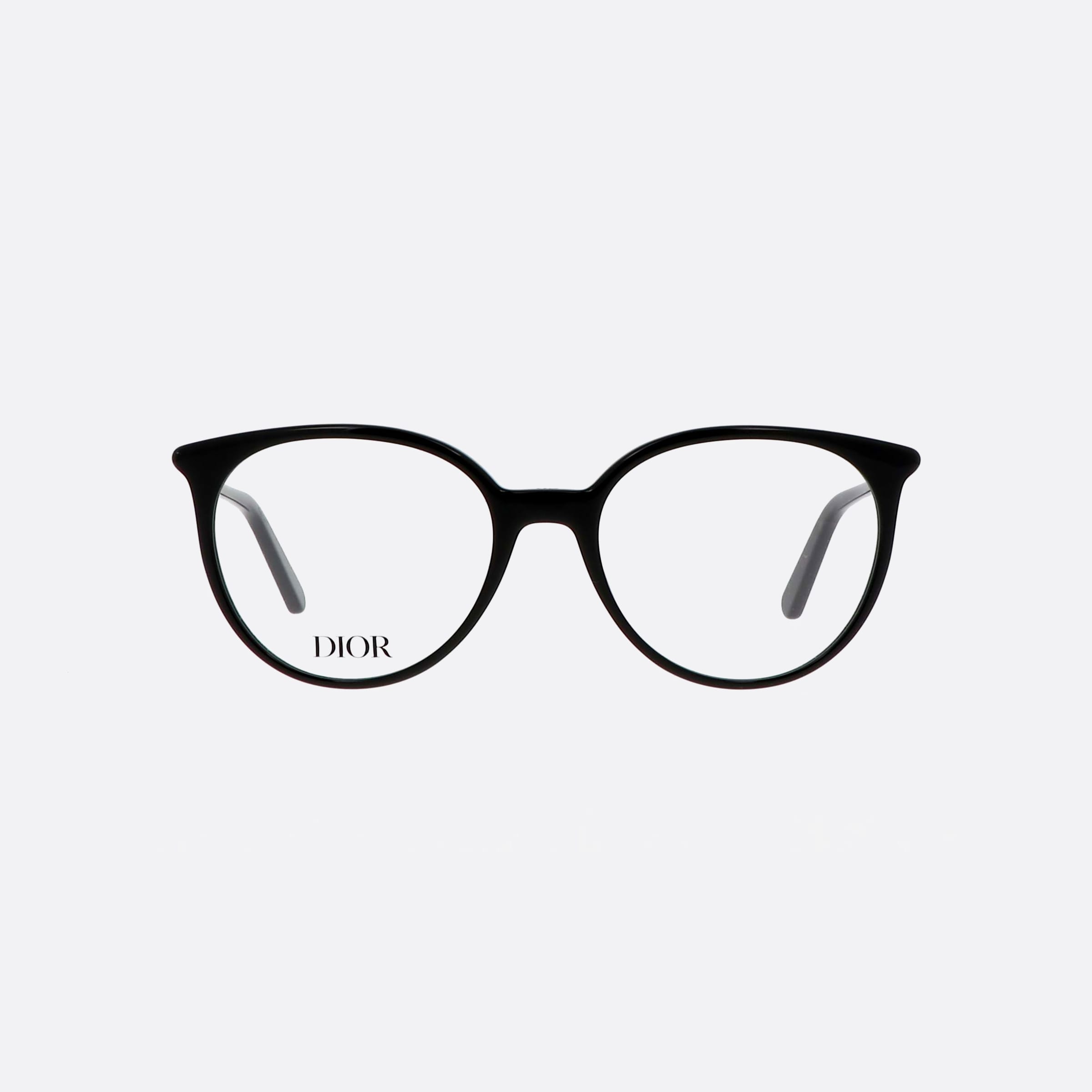 Dior 51mm Mini B1i Black Women Eyeglasses - Side View