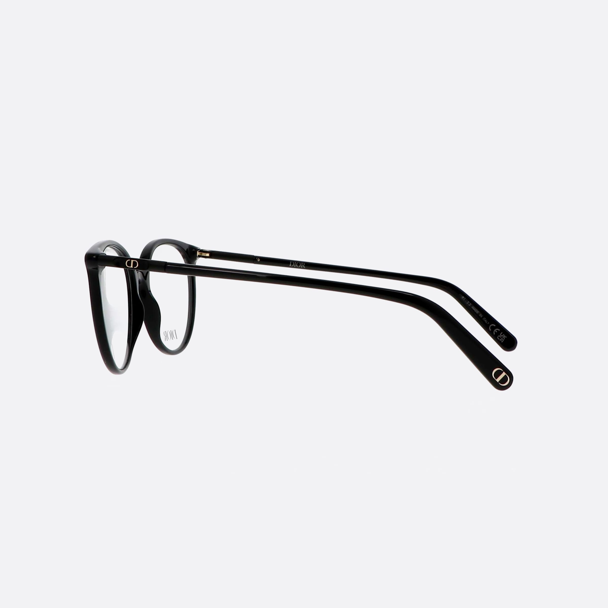 Dior 51mm Mini B1i Black Women Eyeglasses - Detail View