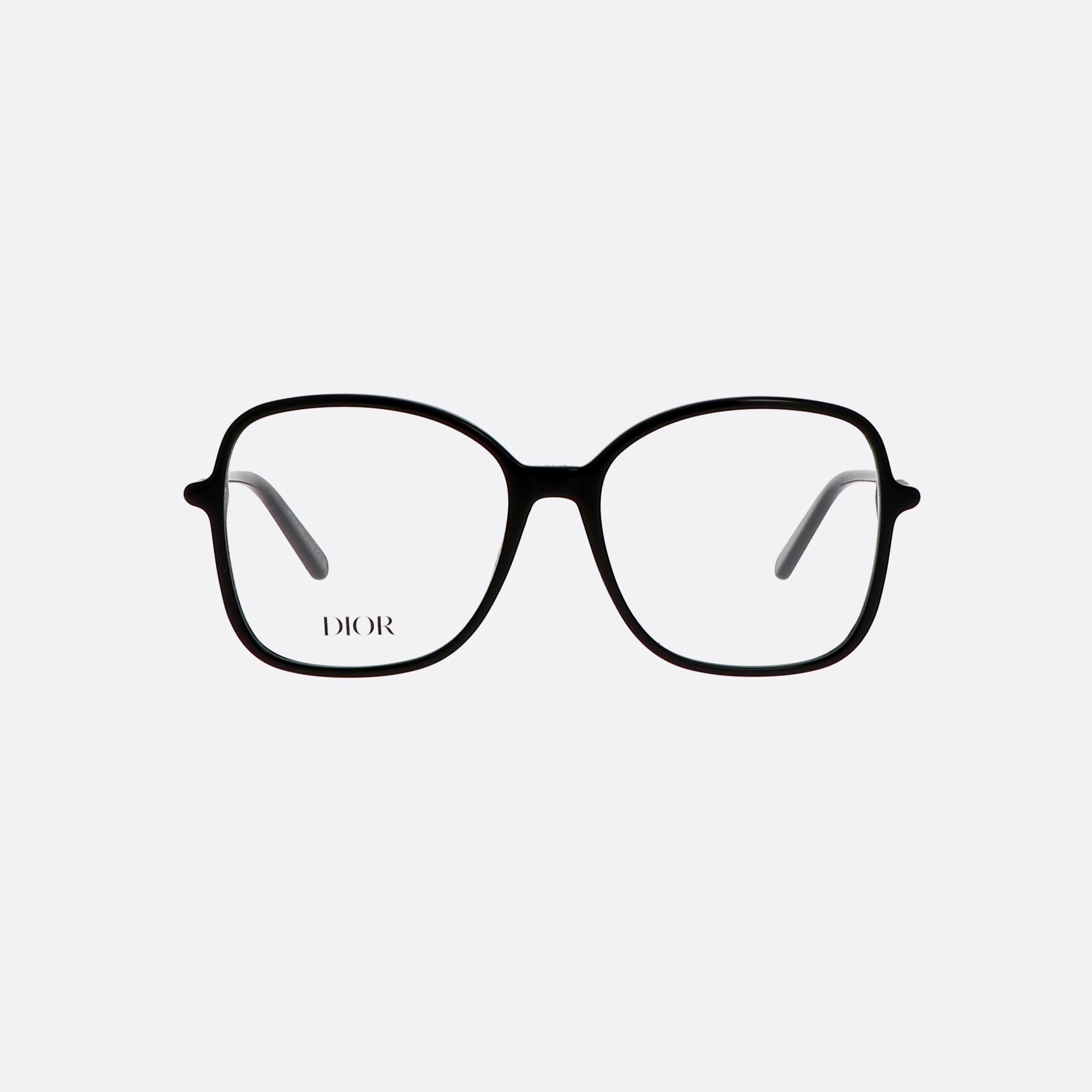 Dior 55mm Mini B2i Black Women Eyeglasses - Side View