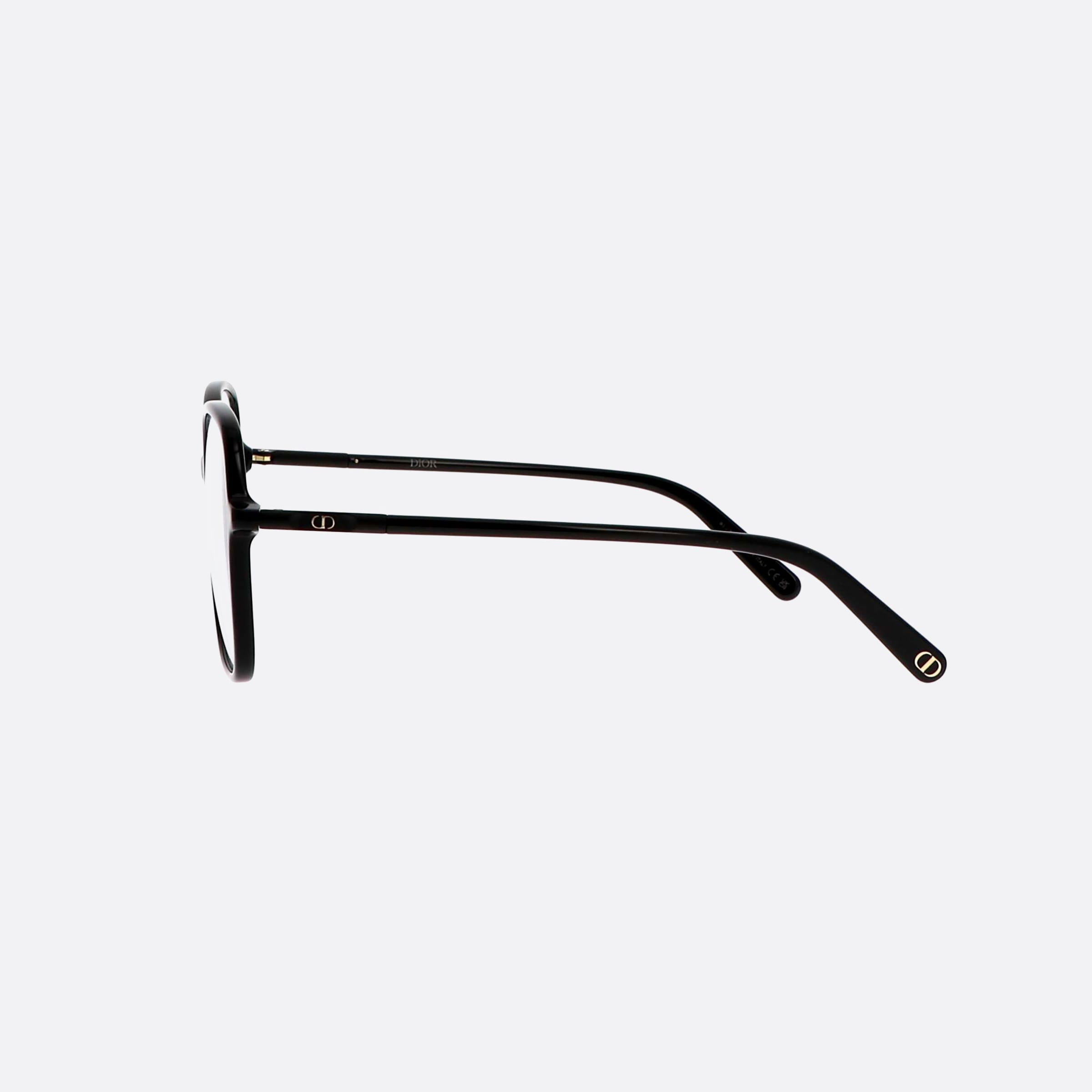 Dior 55mm Mini B2i Black Women Eyeglasses - Detail View