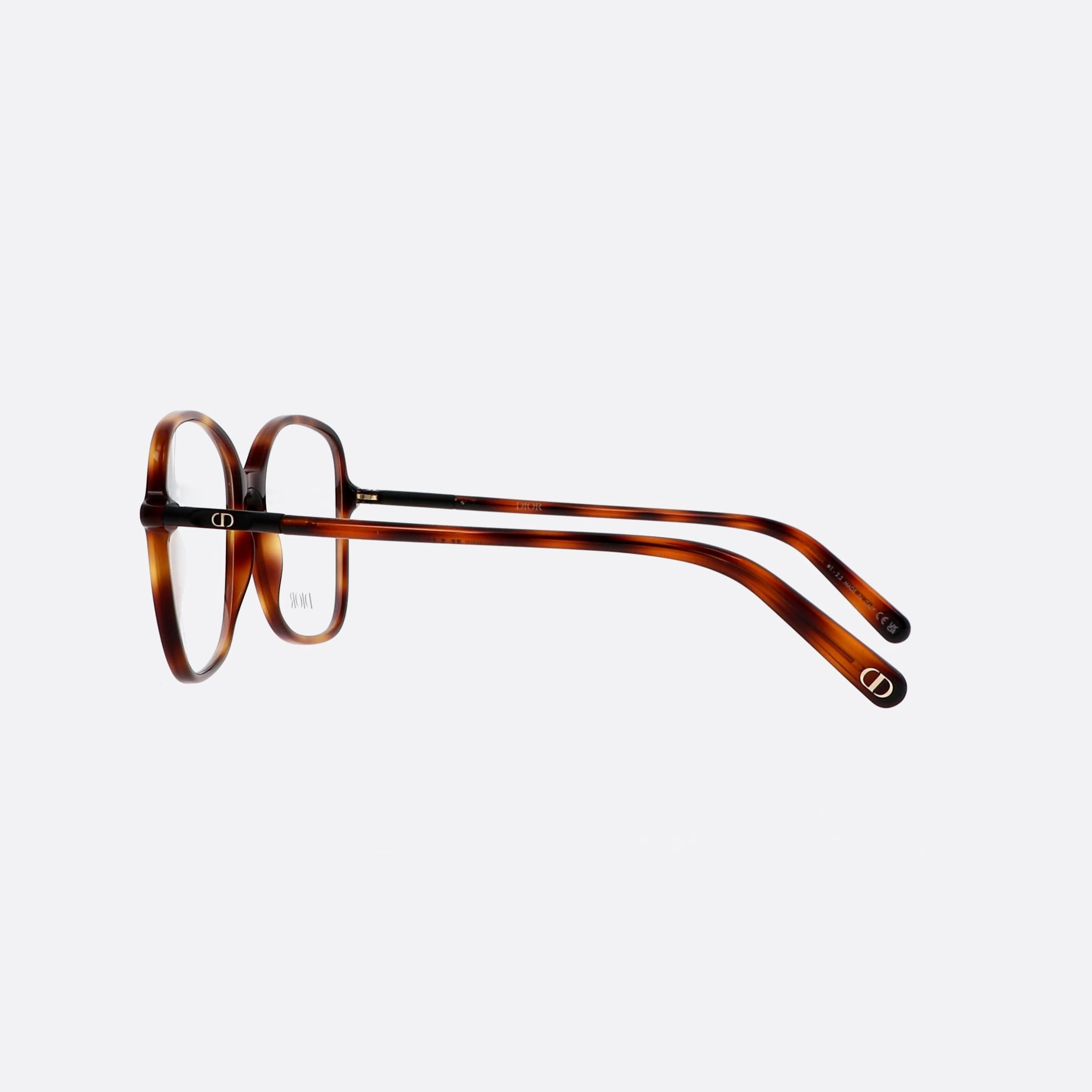 Dior 55mm Mini B2i Tortoise Women Eyeglasses - Detail View