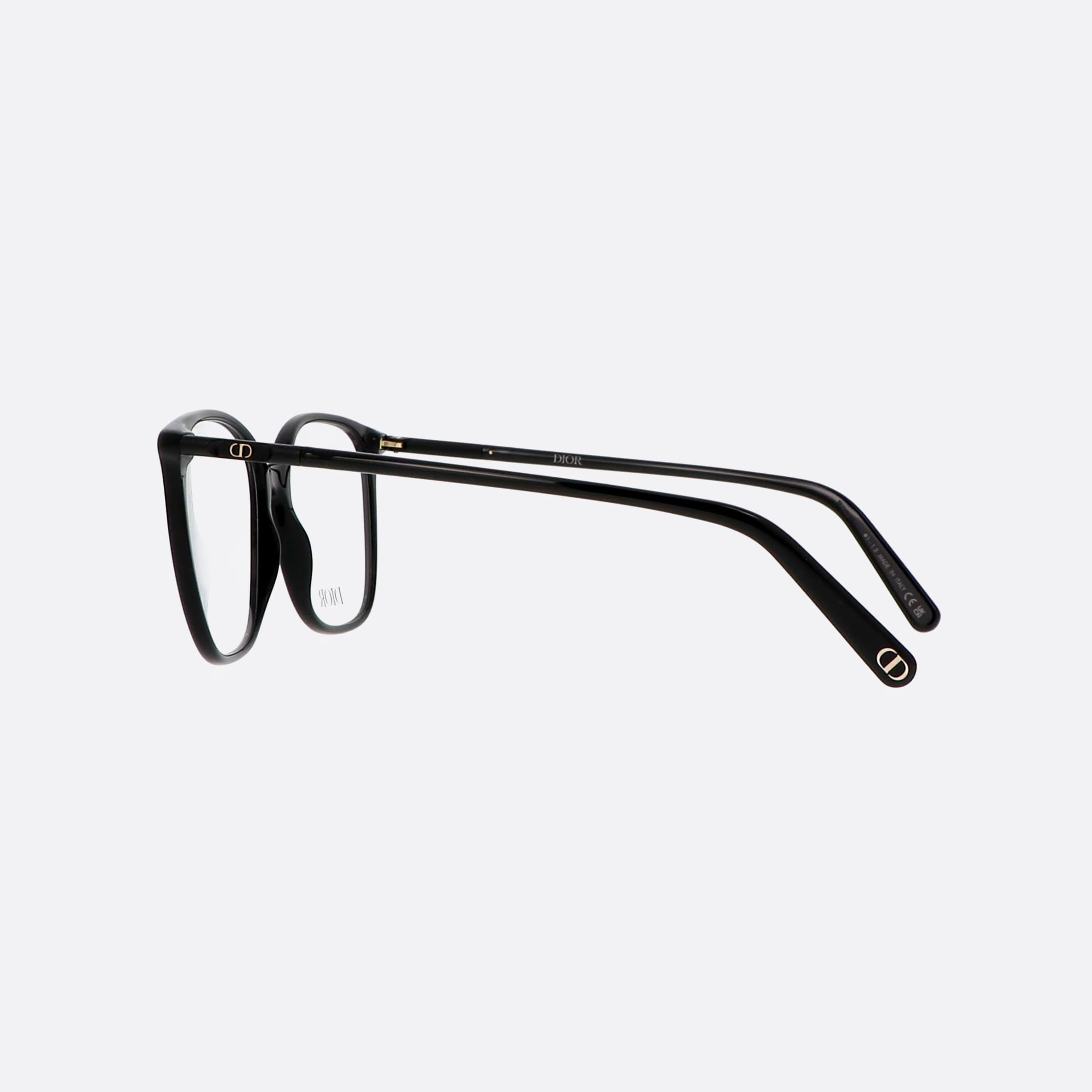 Dior 53mm Mini S1i Black Women Eyeglasses - Detail View