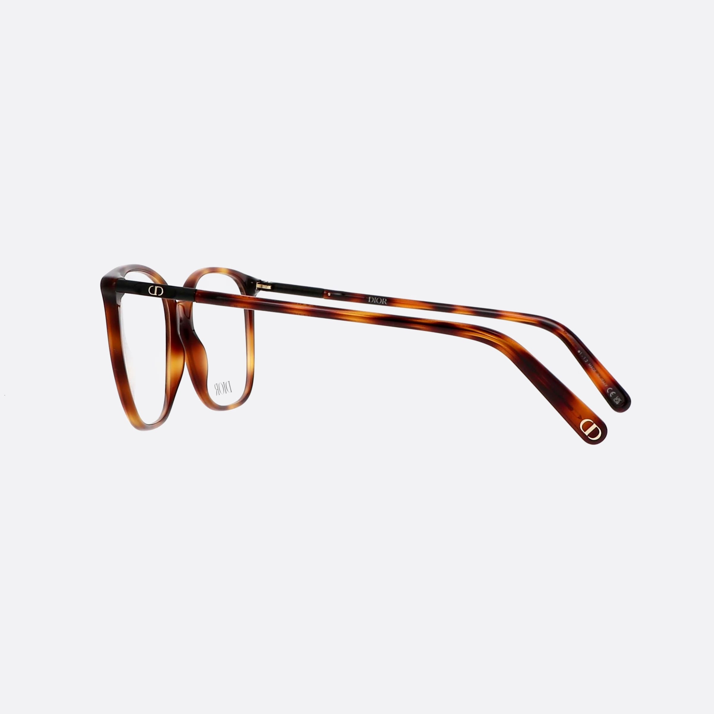 Dior 53mm Mini S1i Tortoise Women Eyeglasses - Detail View