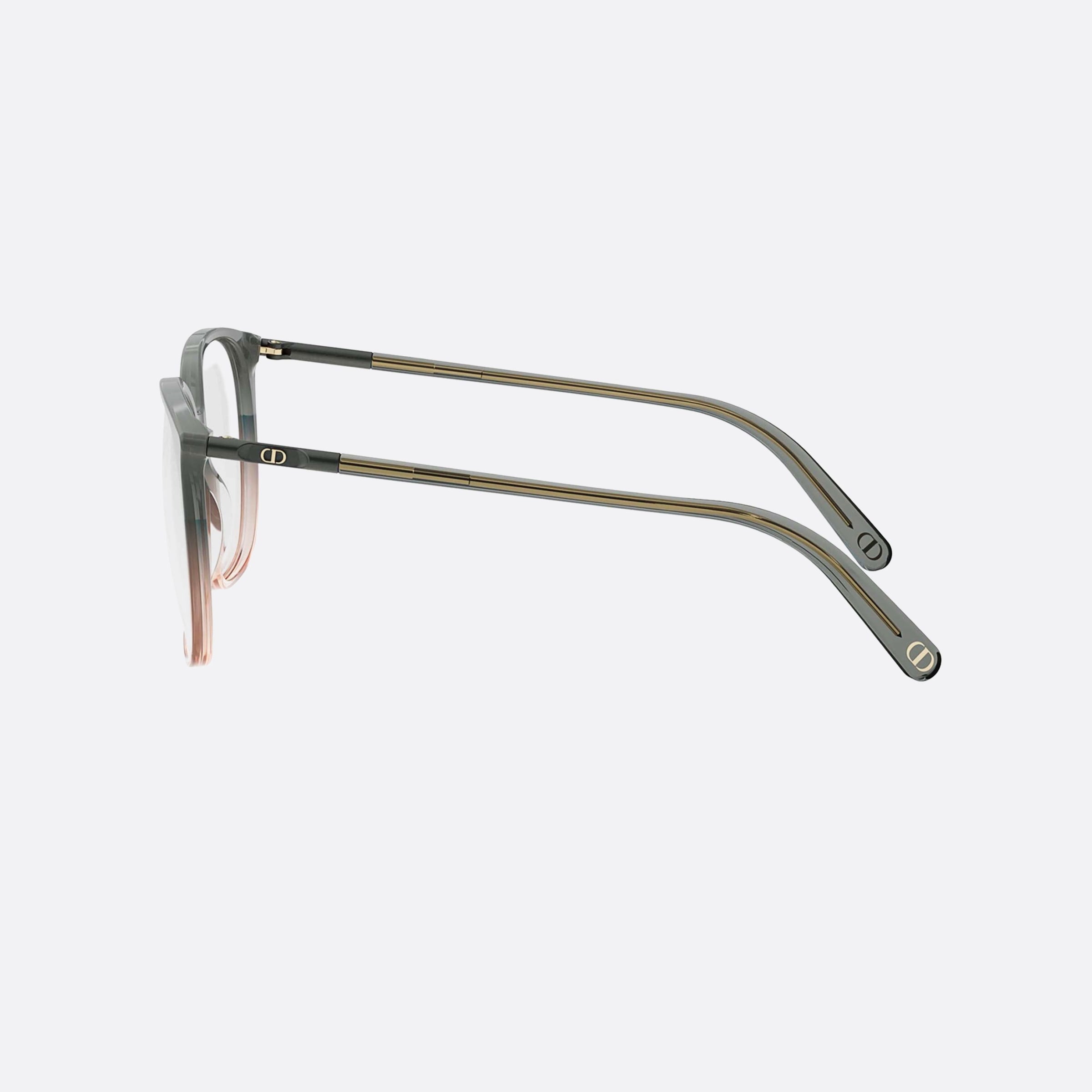 Dior 53mm Mini S1i Grey Women Eyeglasses - Detail View