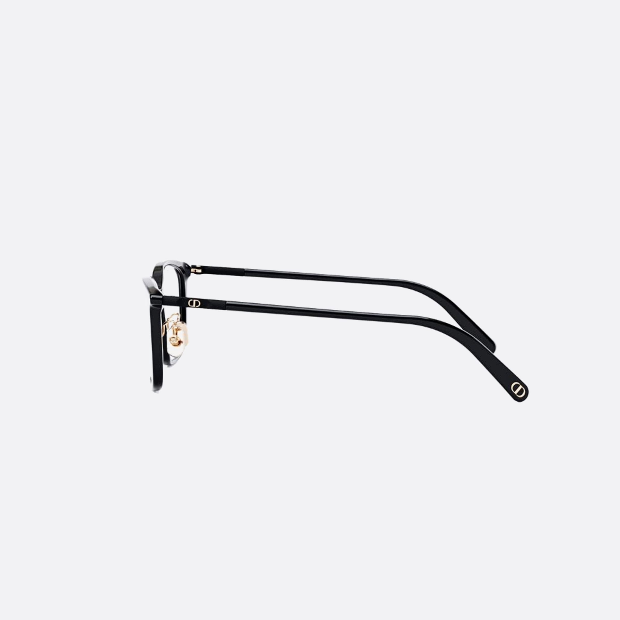 Dior 52mm Mini S4f Black Squared Women Eyeglasses - Detail View