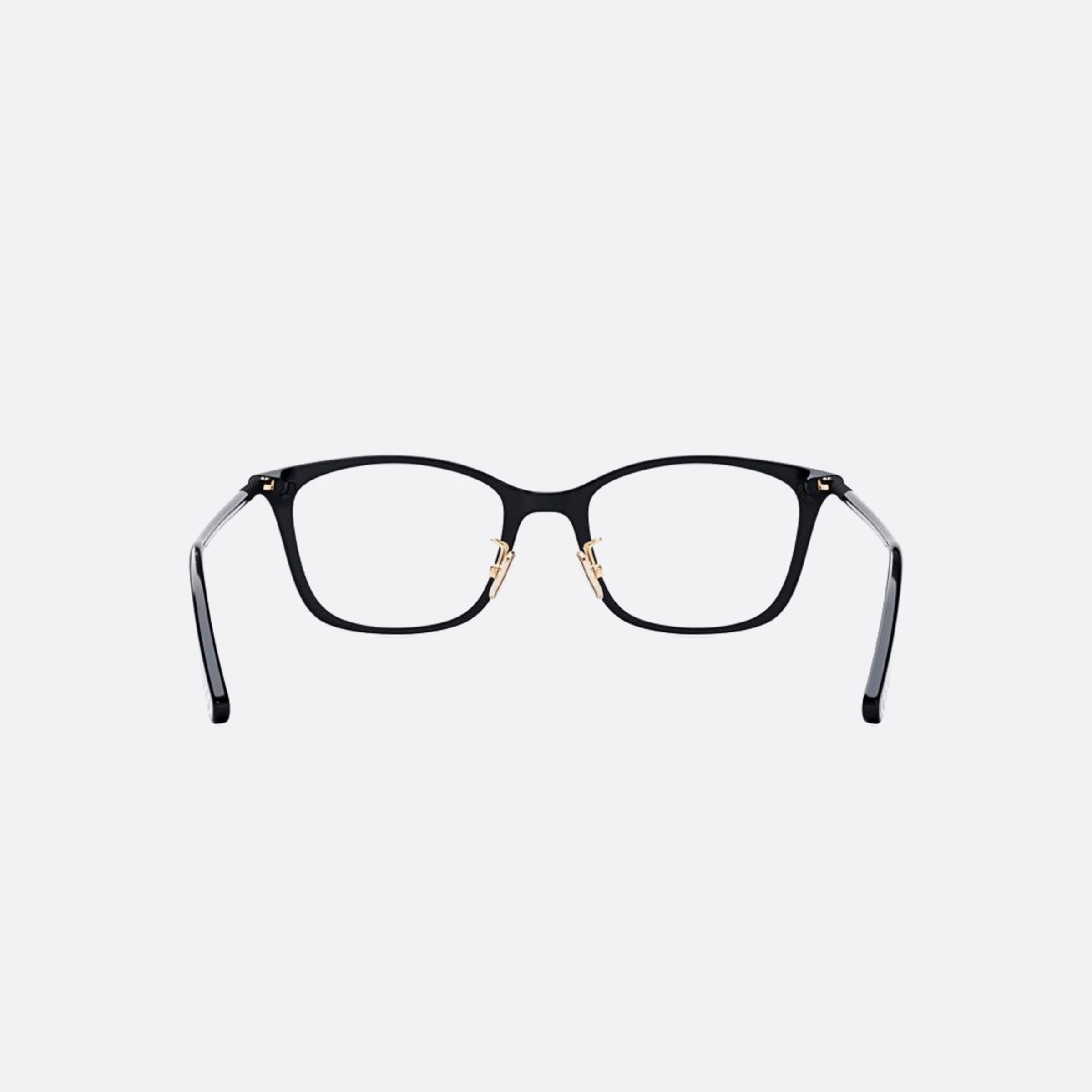 Dior 52mm Mini S4f Black Squared Women Eyeglasses - Additional Angle