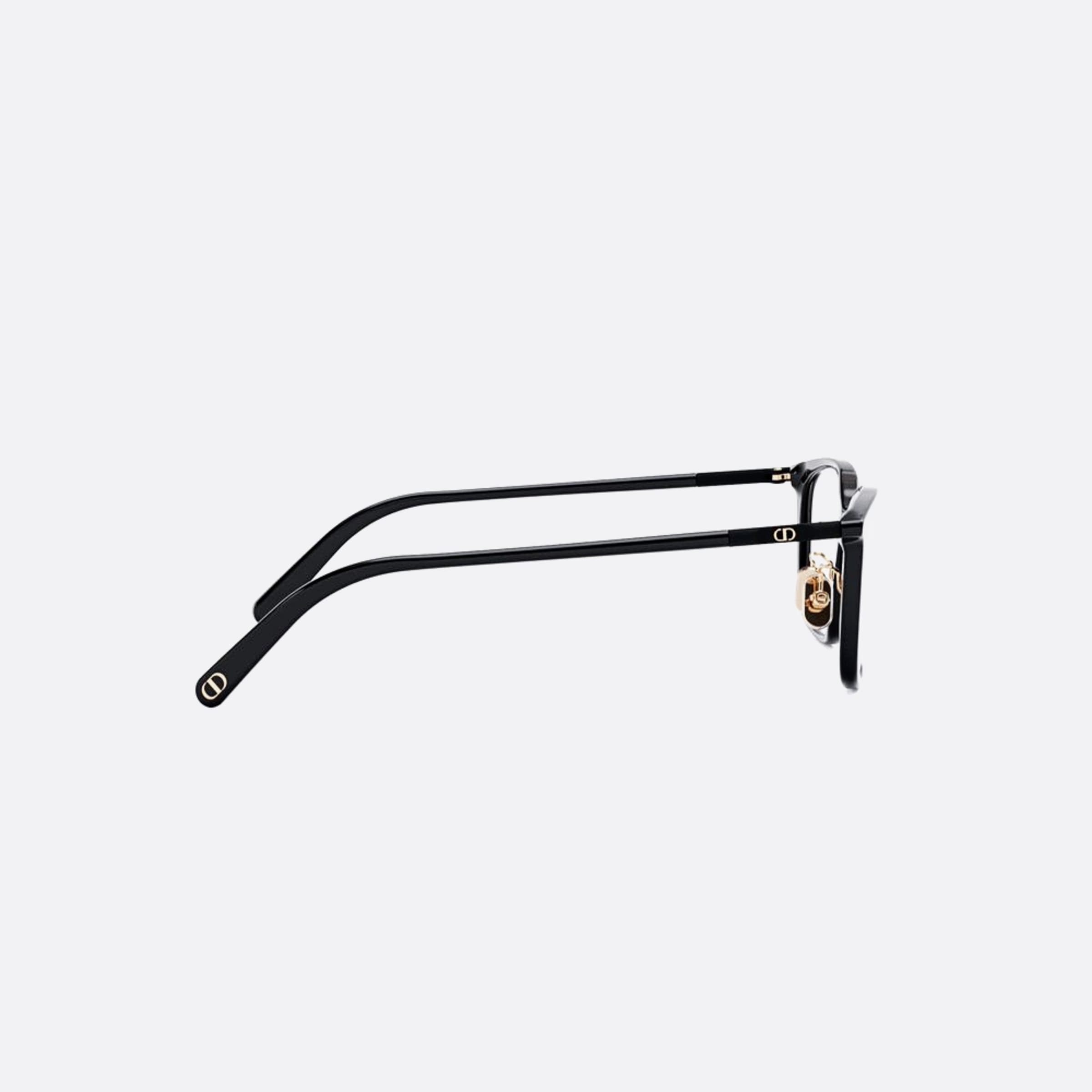 Dior 52mm Mini S4f Black Squared Women Eyeglasses - Additional Angle