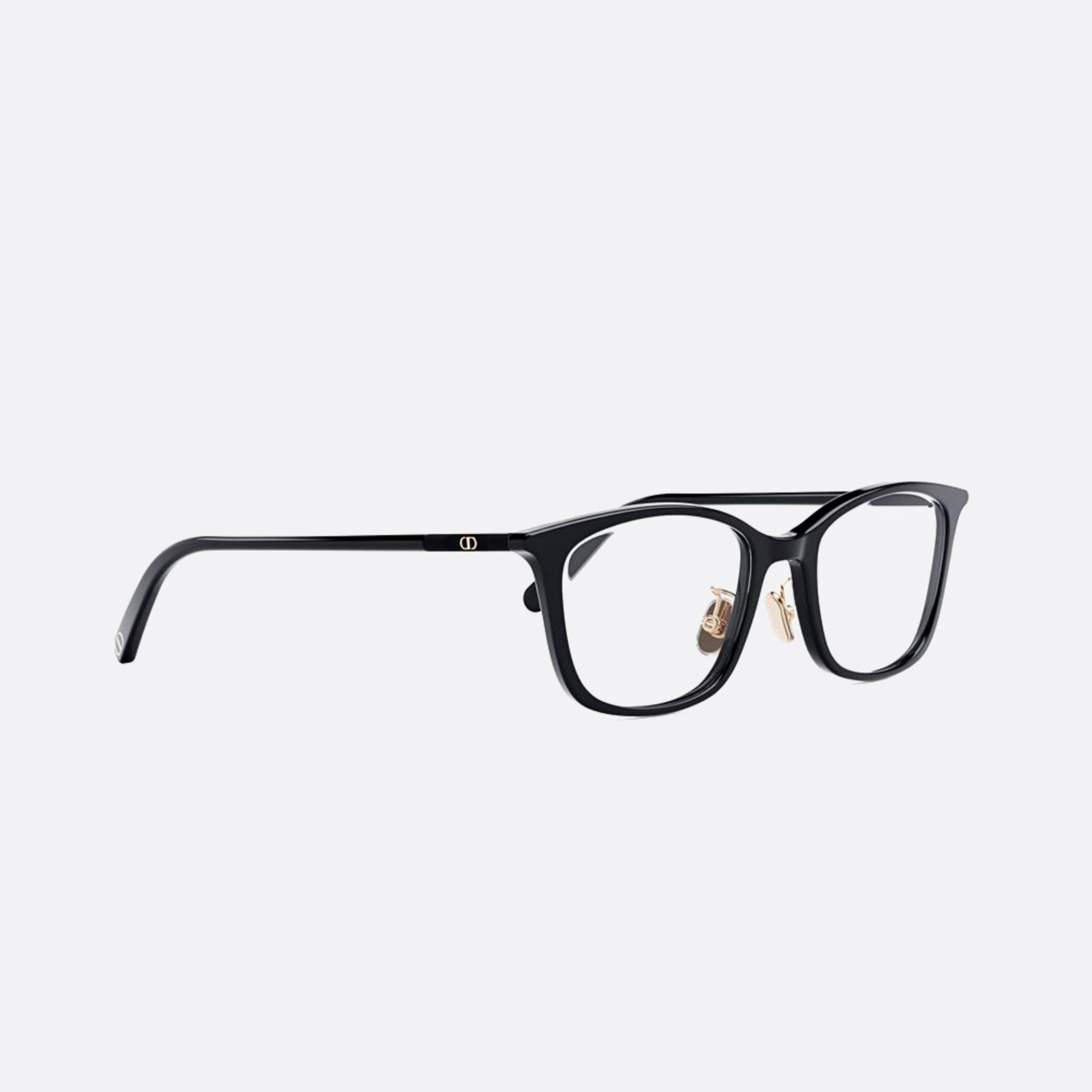 Dior 52mm Mini S4f Black Squared Women Eyeglasses - Additional Angle