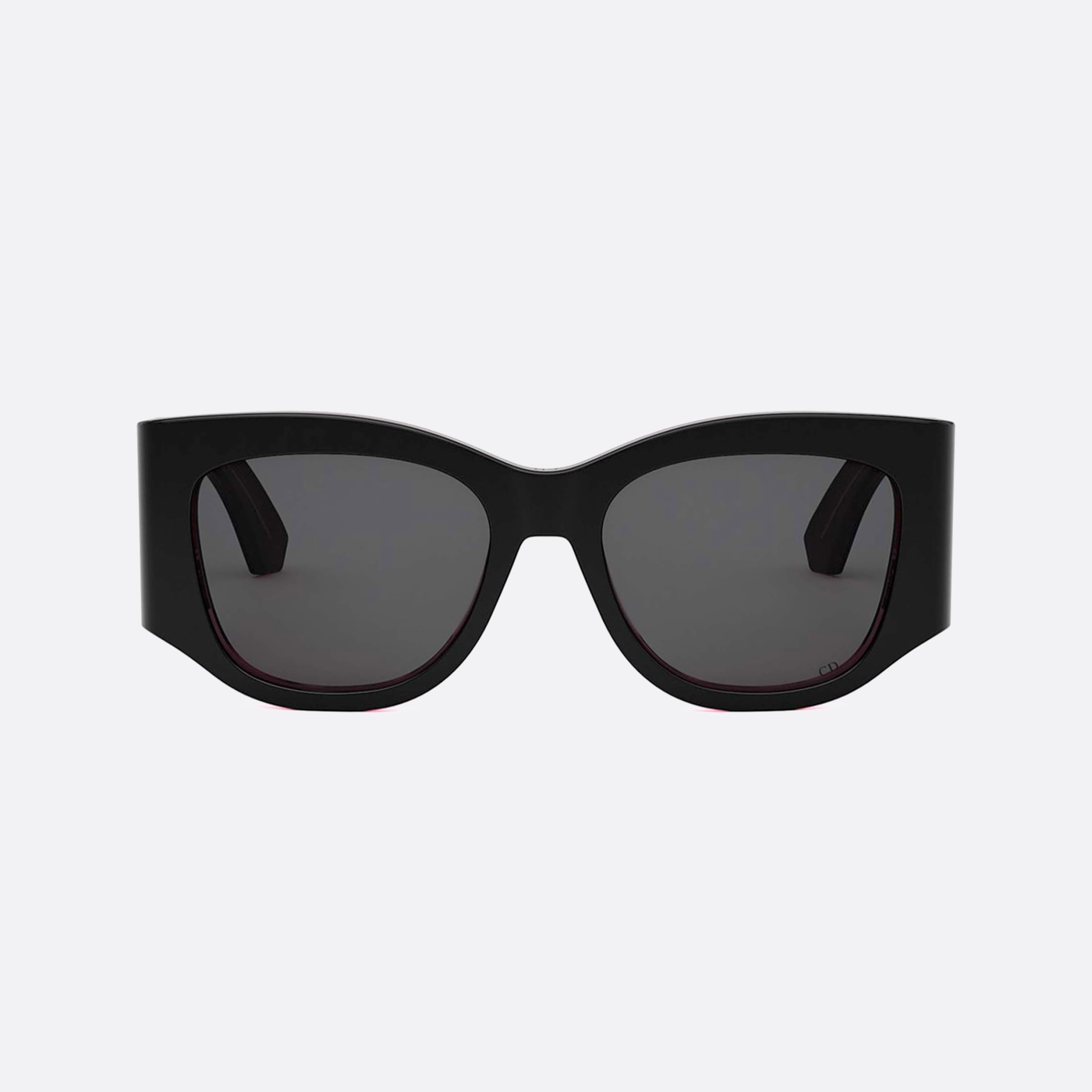 Dior 54mm Women's Nuit S1i 16a0 Black Squared Sunglasses - Side View