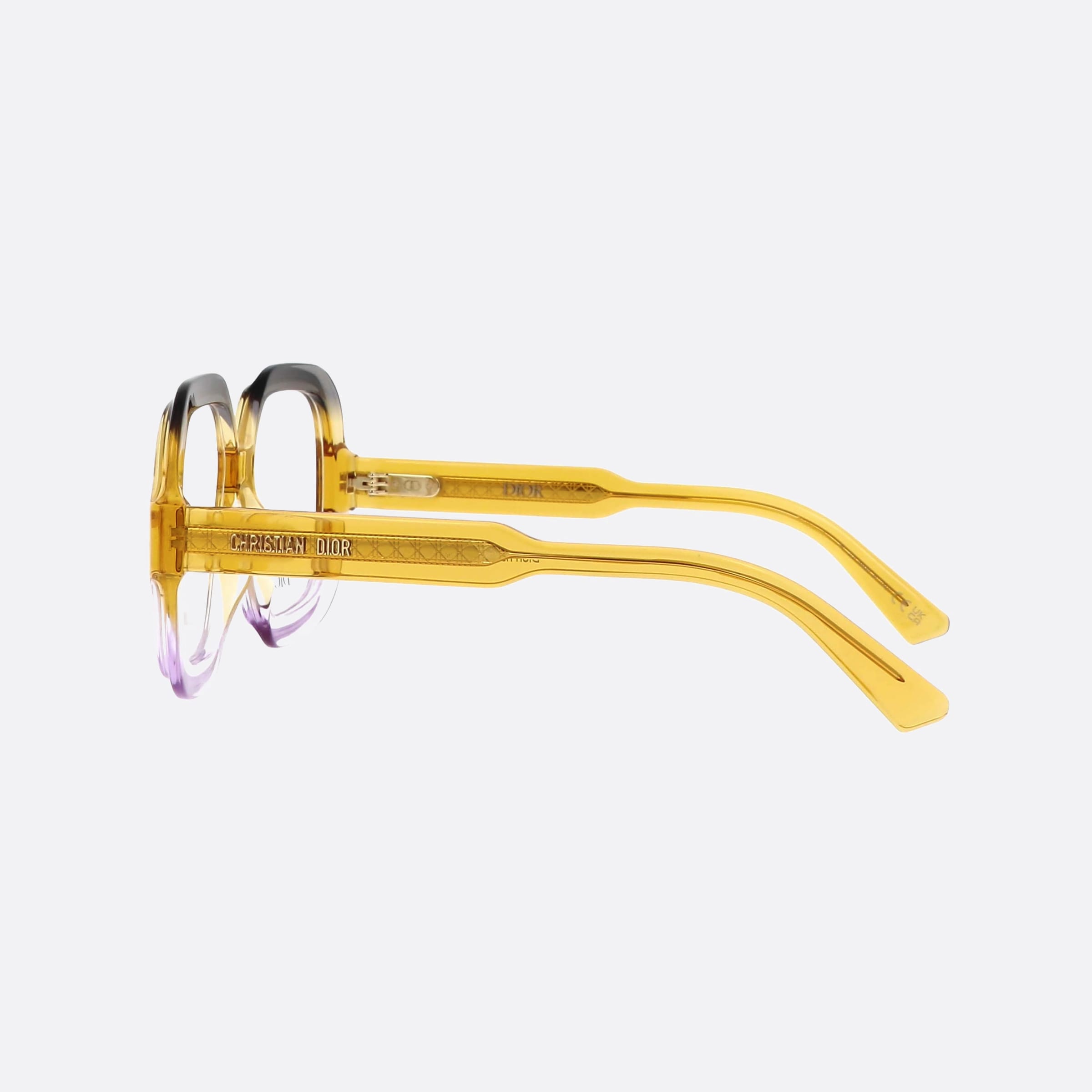 Dior 56mm Prismeo S1i Yellow Women Eyeglasses - Detail View