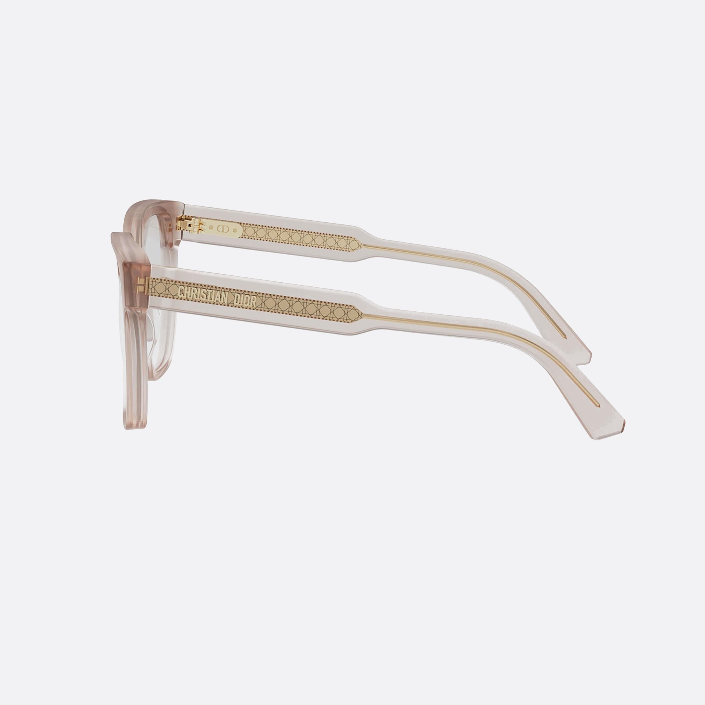 Dior 54mm Prismeo S3i Pink Squared Women Eyeglasses - Detail View