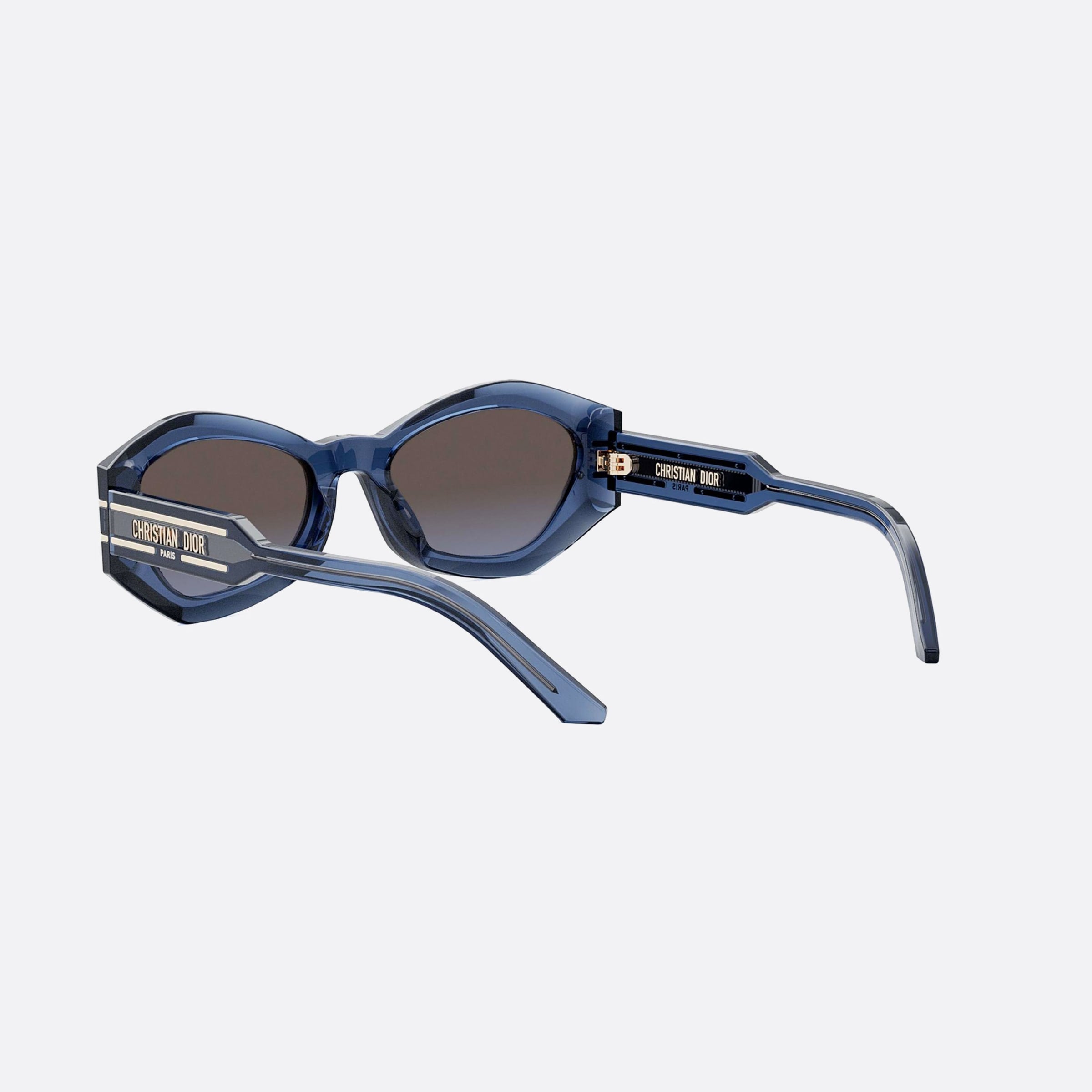 Dior 55mm Signature B1u 30f2 Blue Unisex Sunglasses - Lifestyle Shot