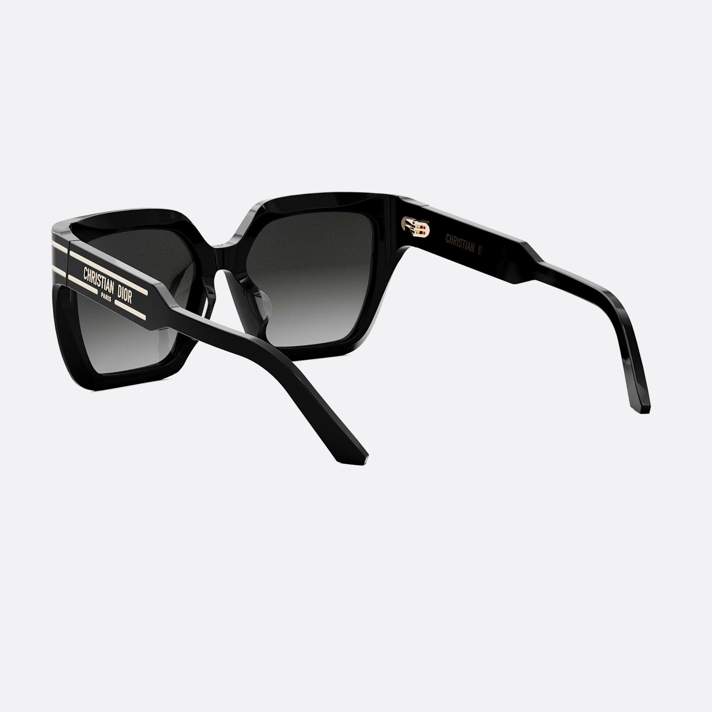 Dior 55mm Signature S10f 10a1 Black Unisex Sunglasses - Lifestyle Shot