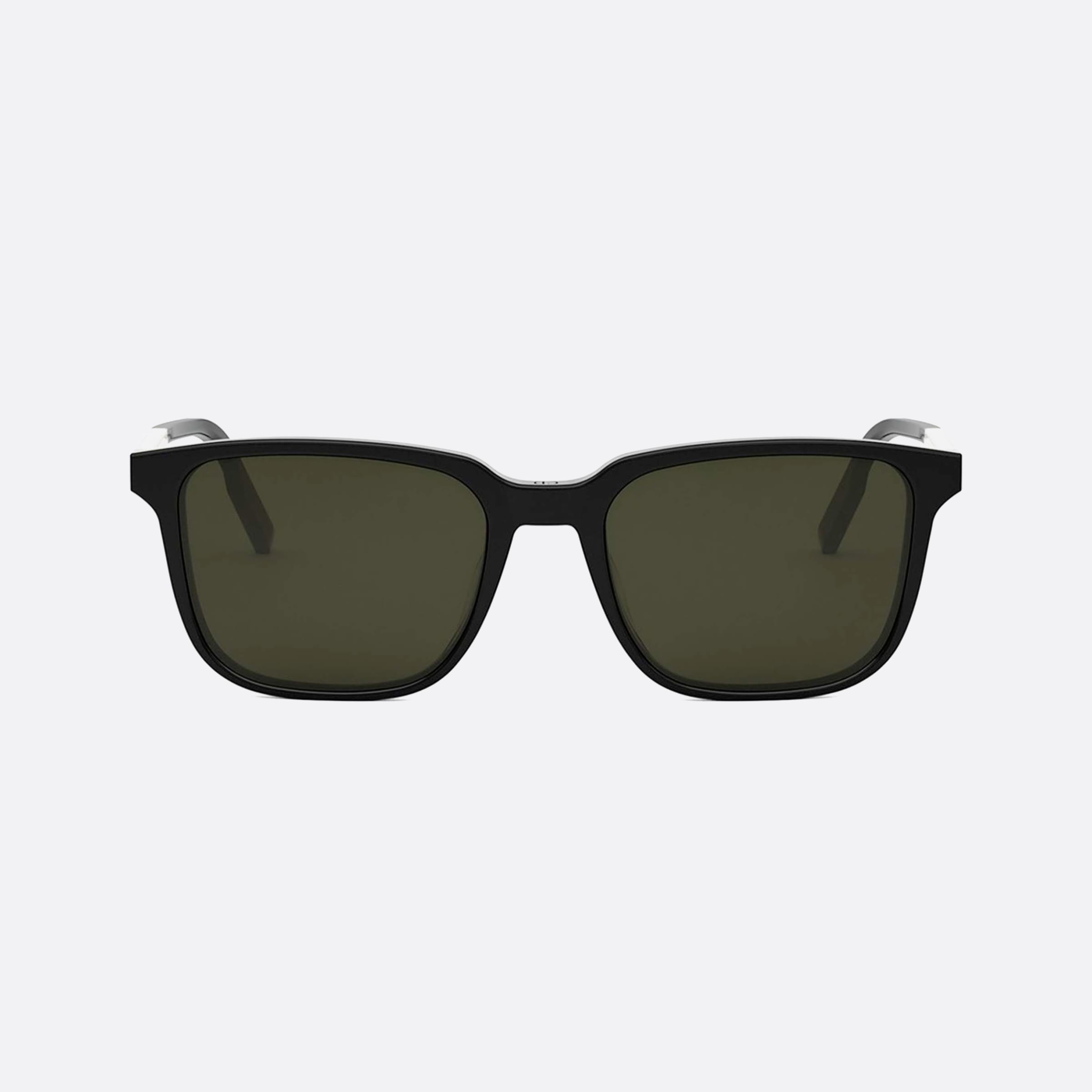 Dior 56mm Men's Tag 10c0 Black Geometric Sunglasses - Side View