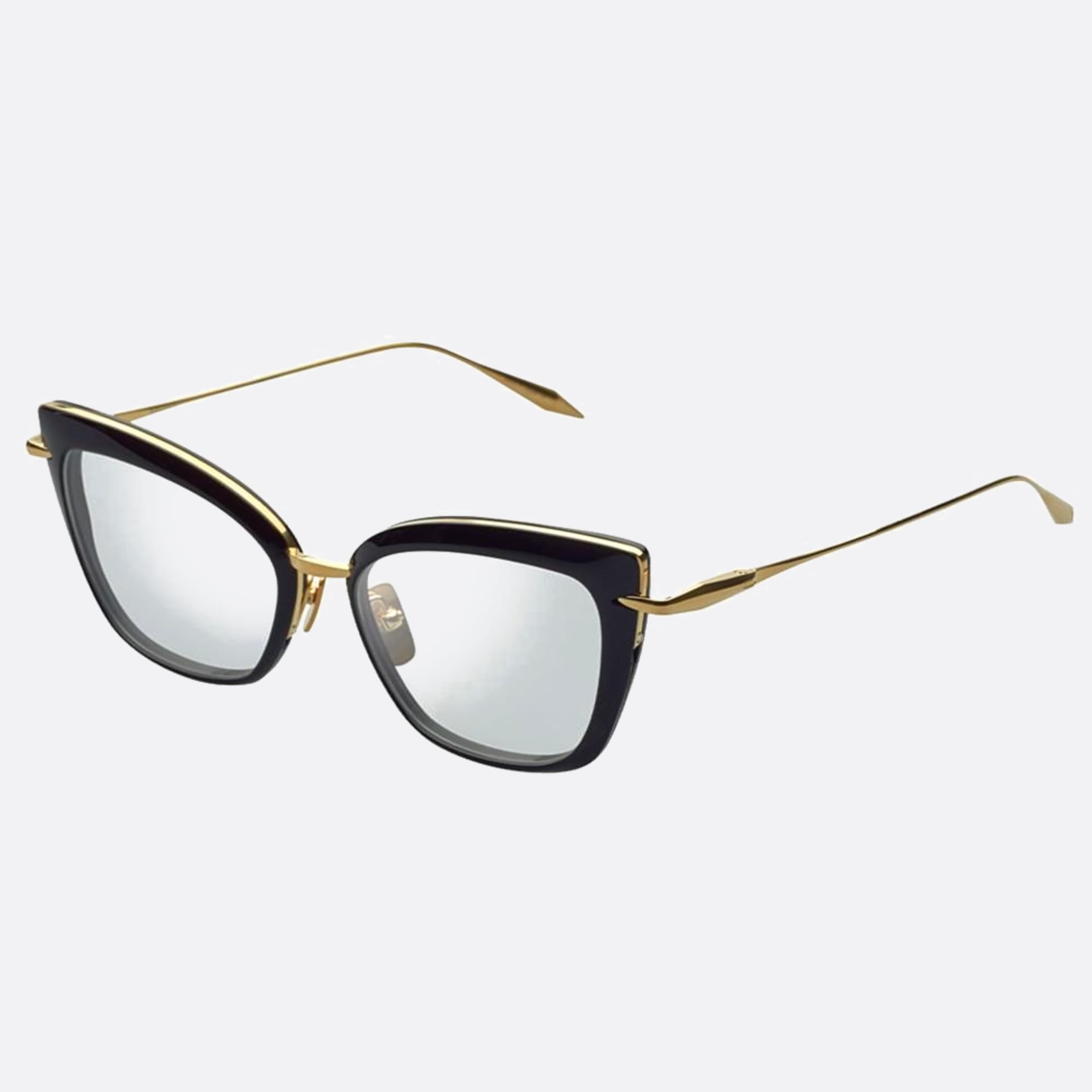 Dita 01mm Amorly Dtx408 Black Butterfly Unisex Eyeglasses - Side View