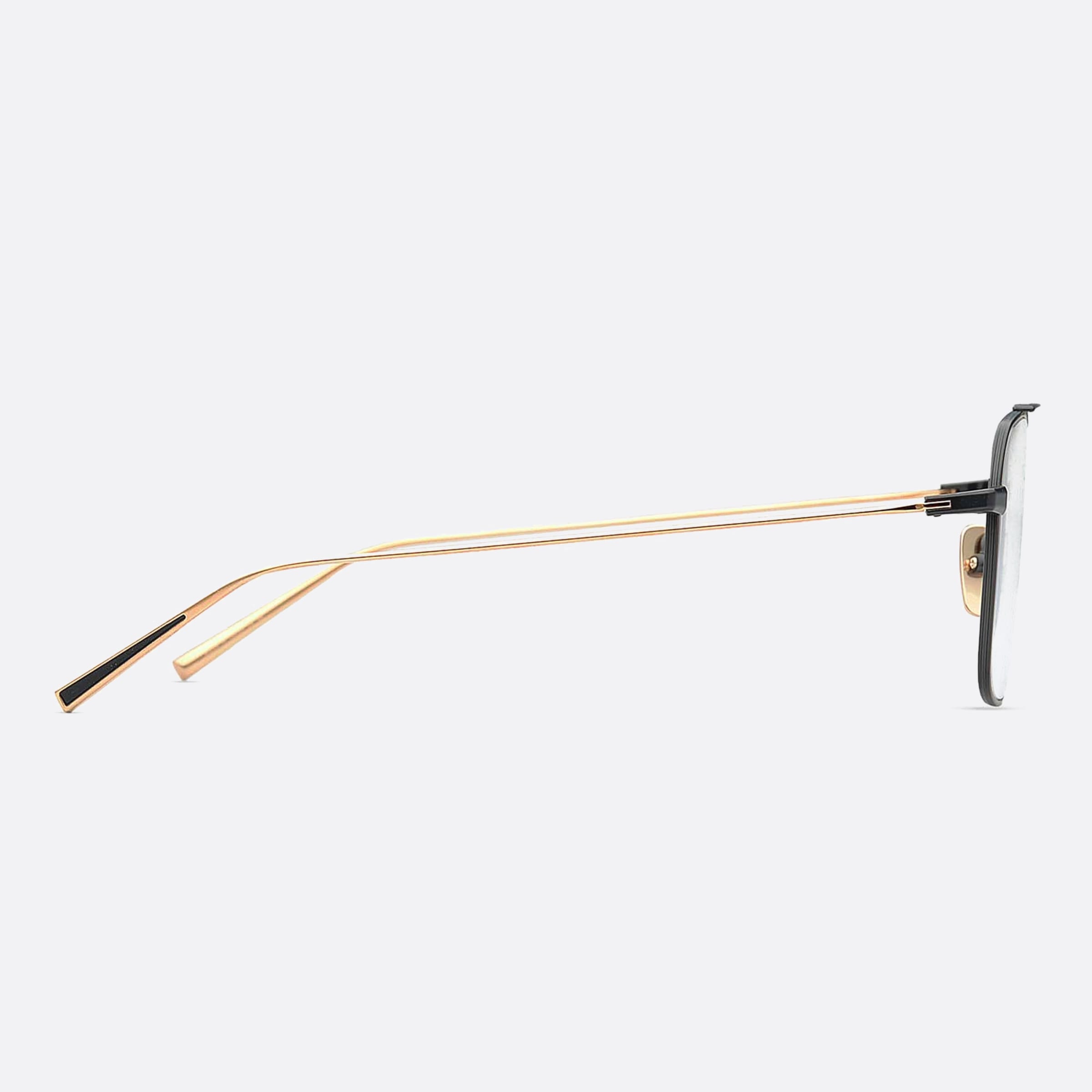 Dita 50mm Artoa Dtx163 Black Pilot Unisex Eyeglasses - Detail View