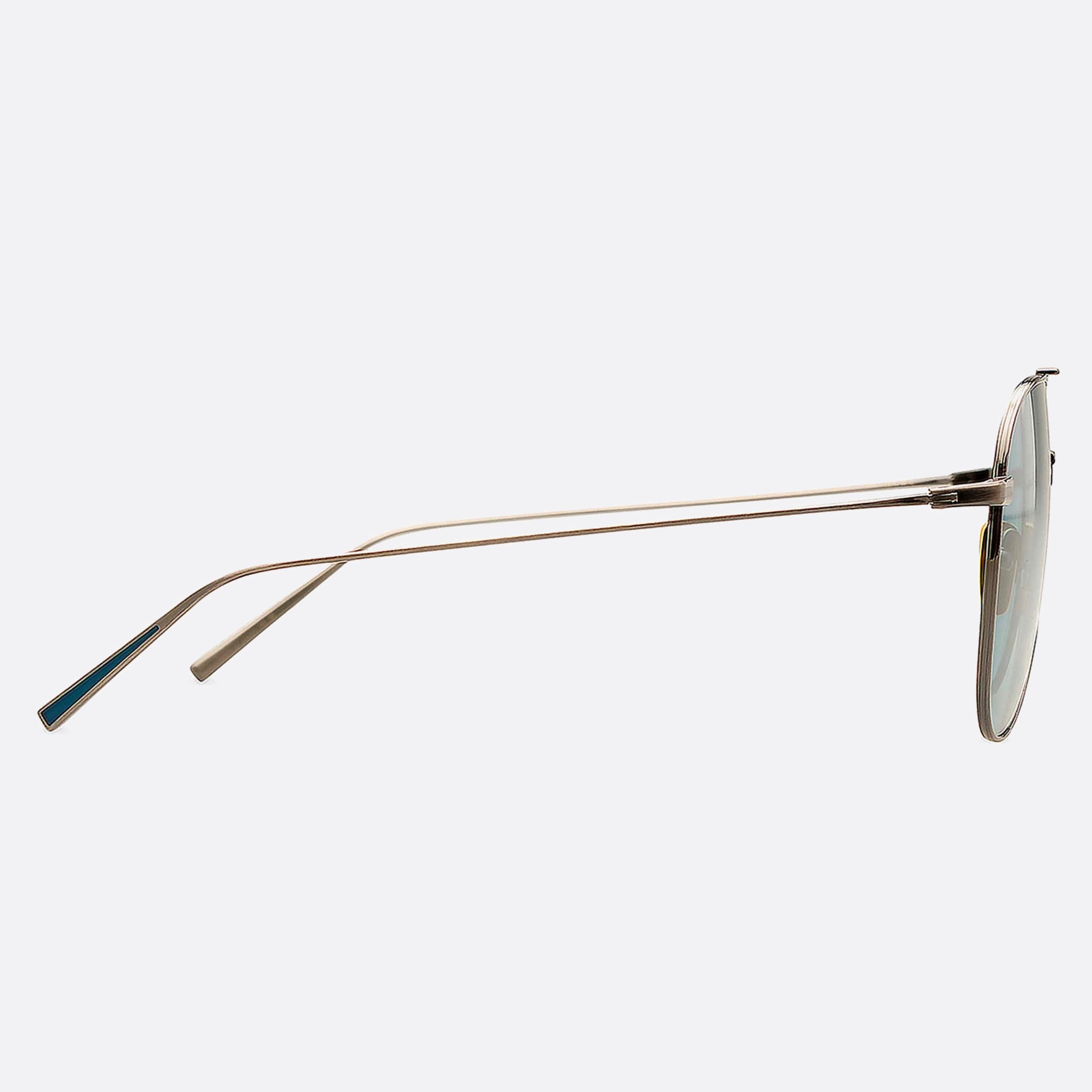 Dita 61mm Artoa Sun Silver Pilot Unisex Sunglasses - Detail View