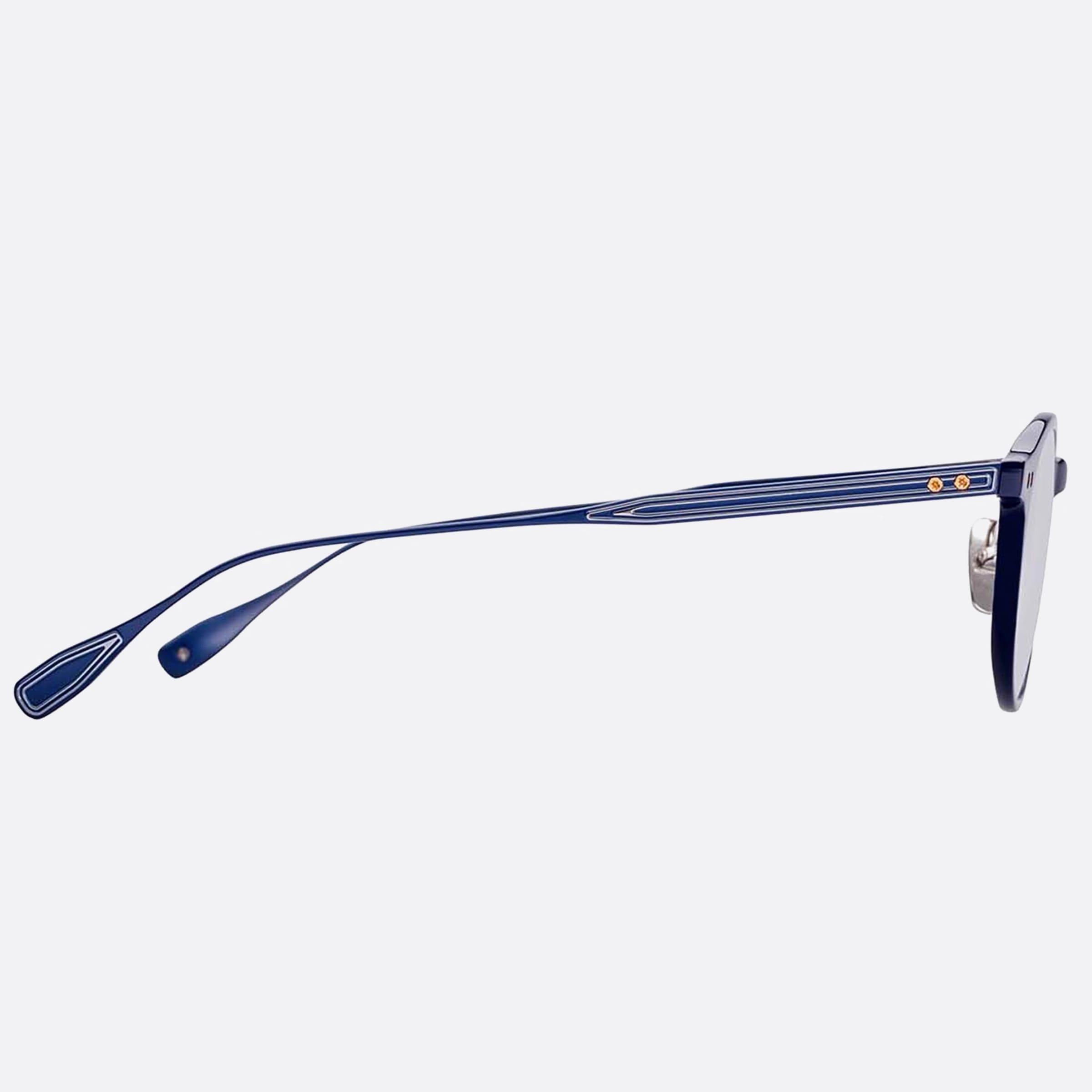 Dita 03mm Ash Blue Round Unisex Eyeglasses - Detail View