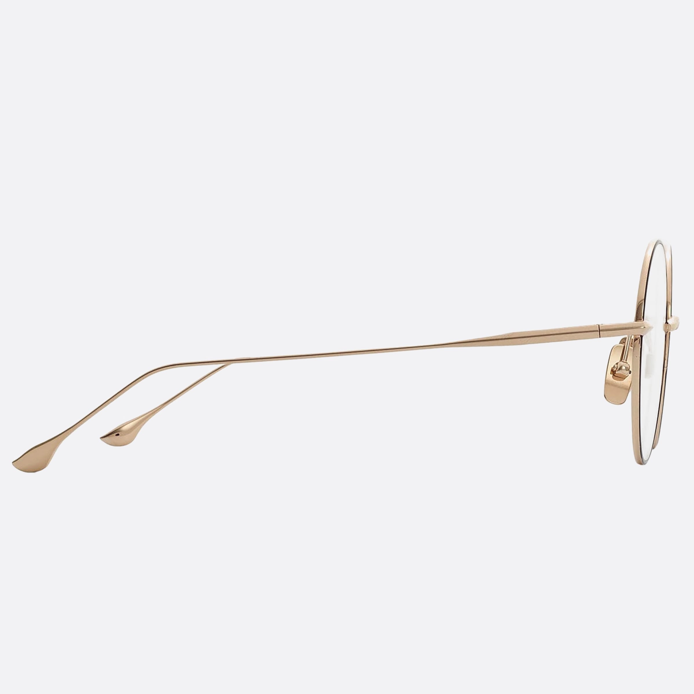 Dita 03mm Believer Black Round Unisex Eyeglasses - Detail View