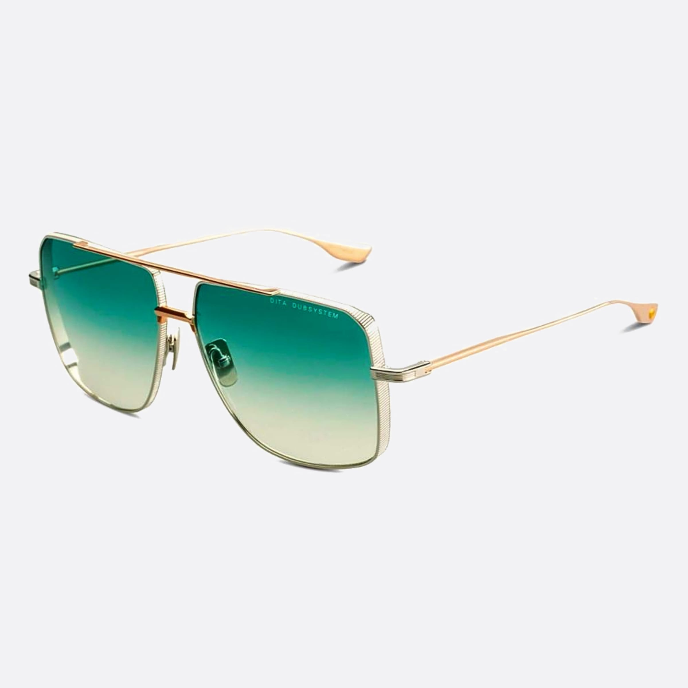 Dita 63mm Dubsystem Rose Gold Visor Unisex Sunglasses - Side View
