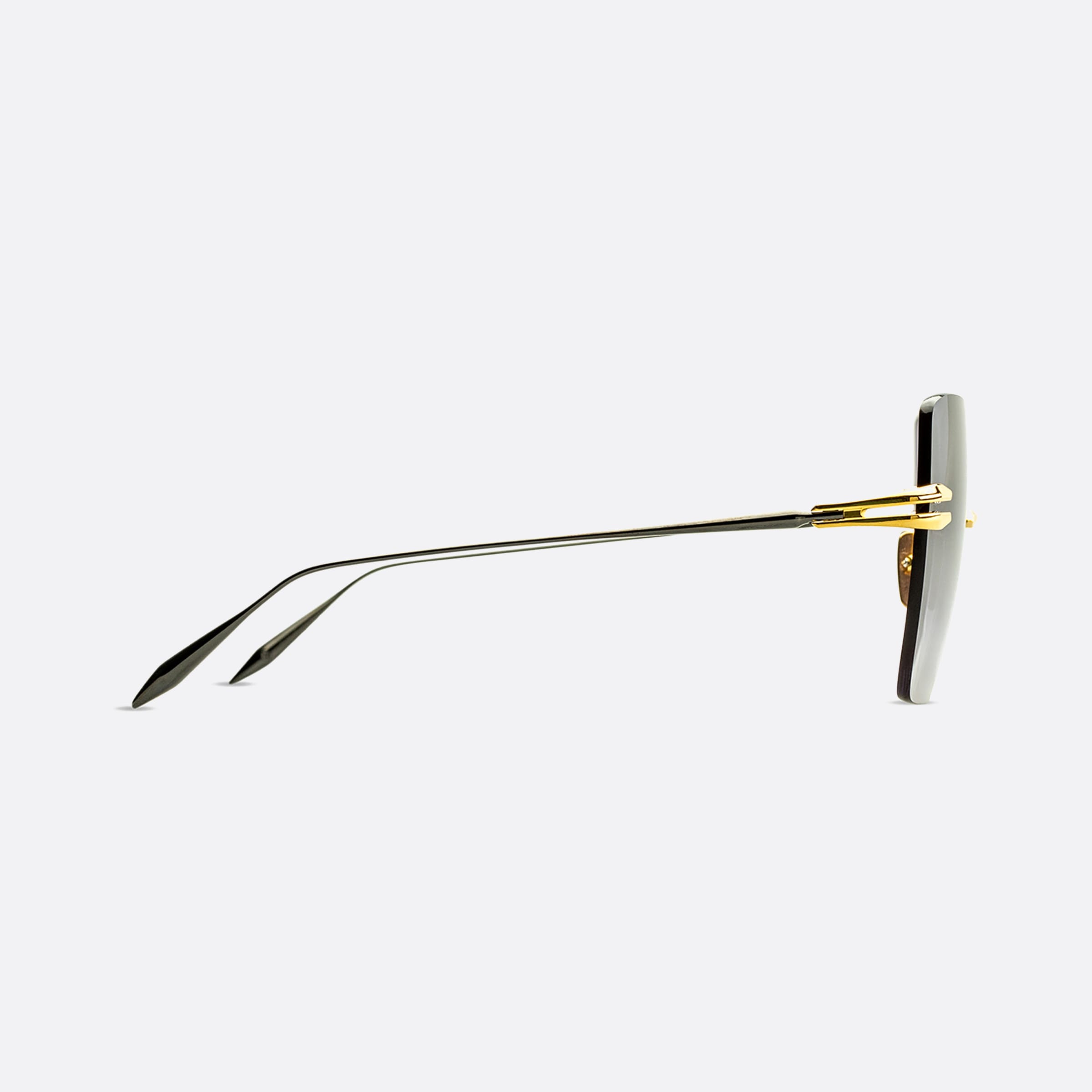 Dita 01mm Embra Yellow Squared Unisex Sunglasses - Detail View