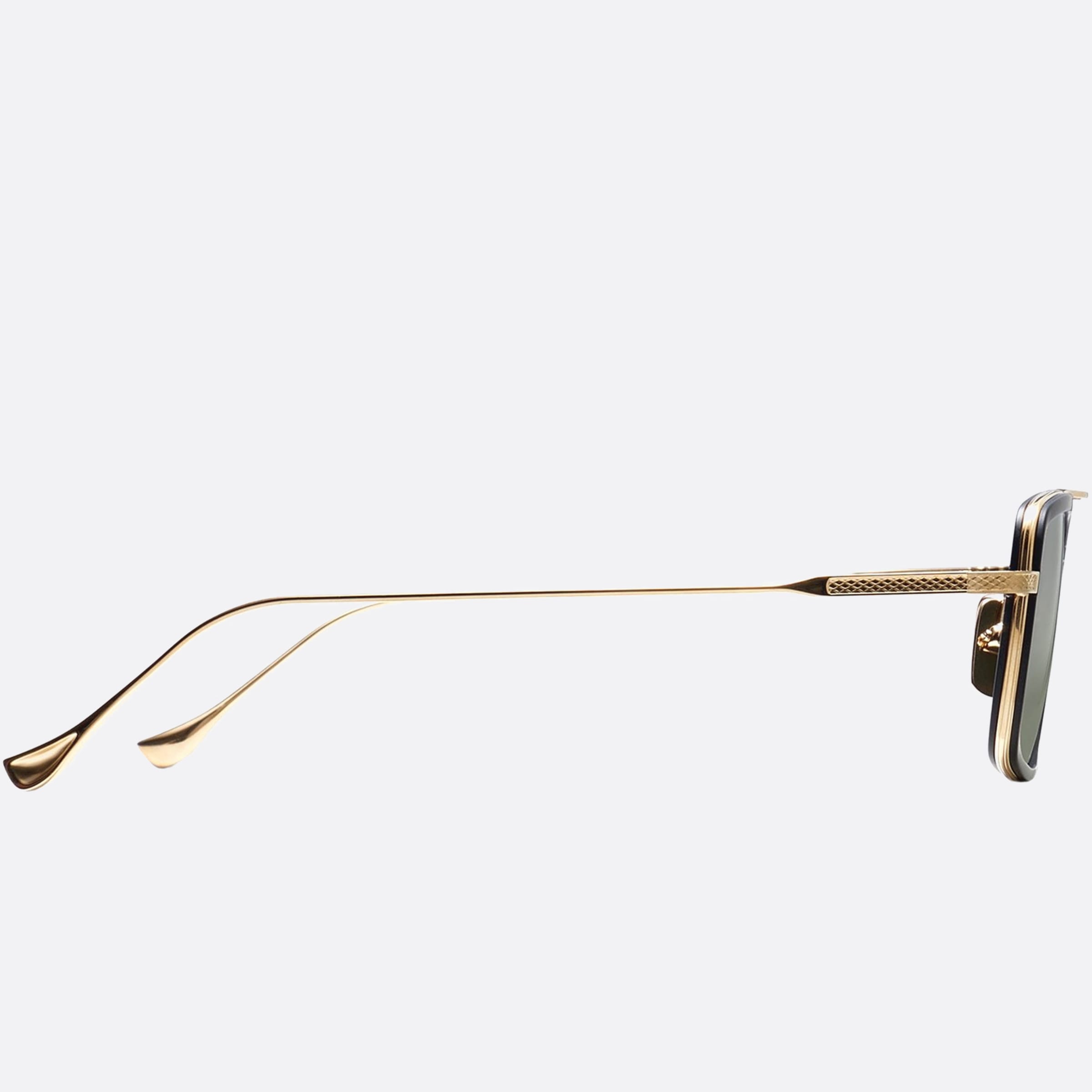 Dita 02mm Flight Eight Black Pilot Unisex Sunglasses - Detail View