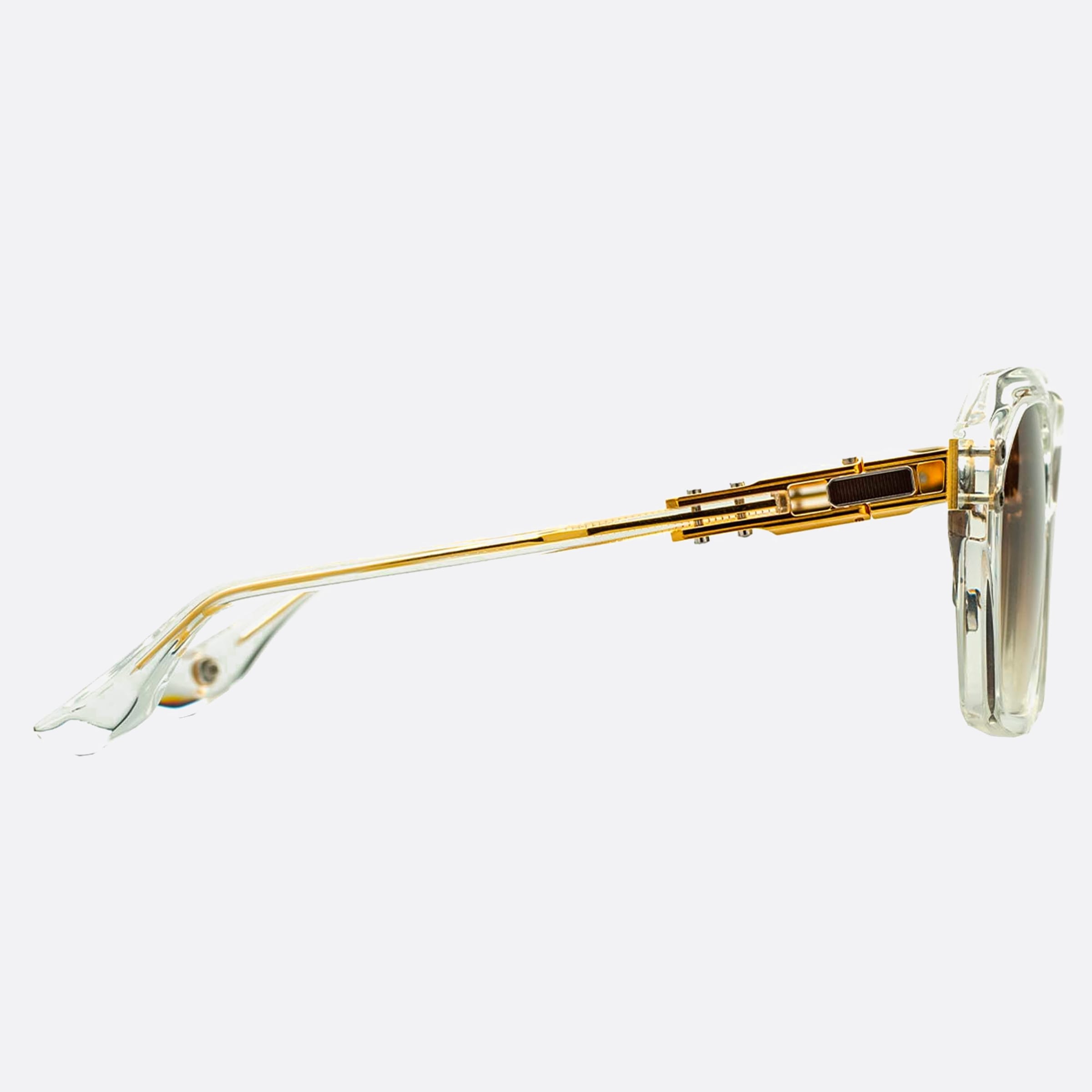 Dita 57mm Grand Apx Sun Transparent Geometric Unisex Sunglasses - Detail View