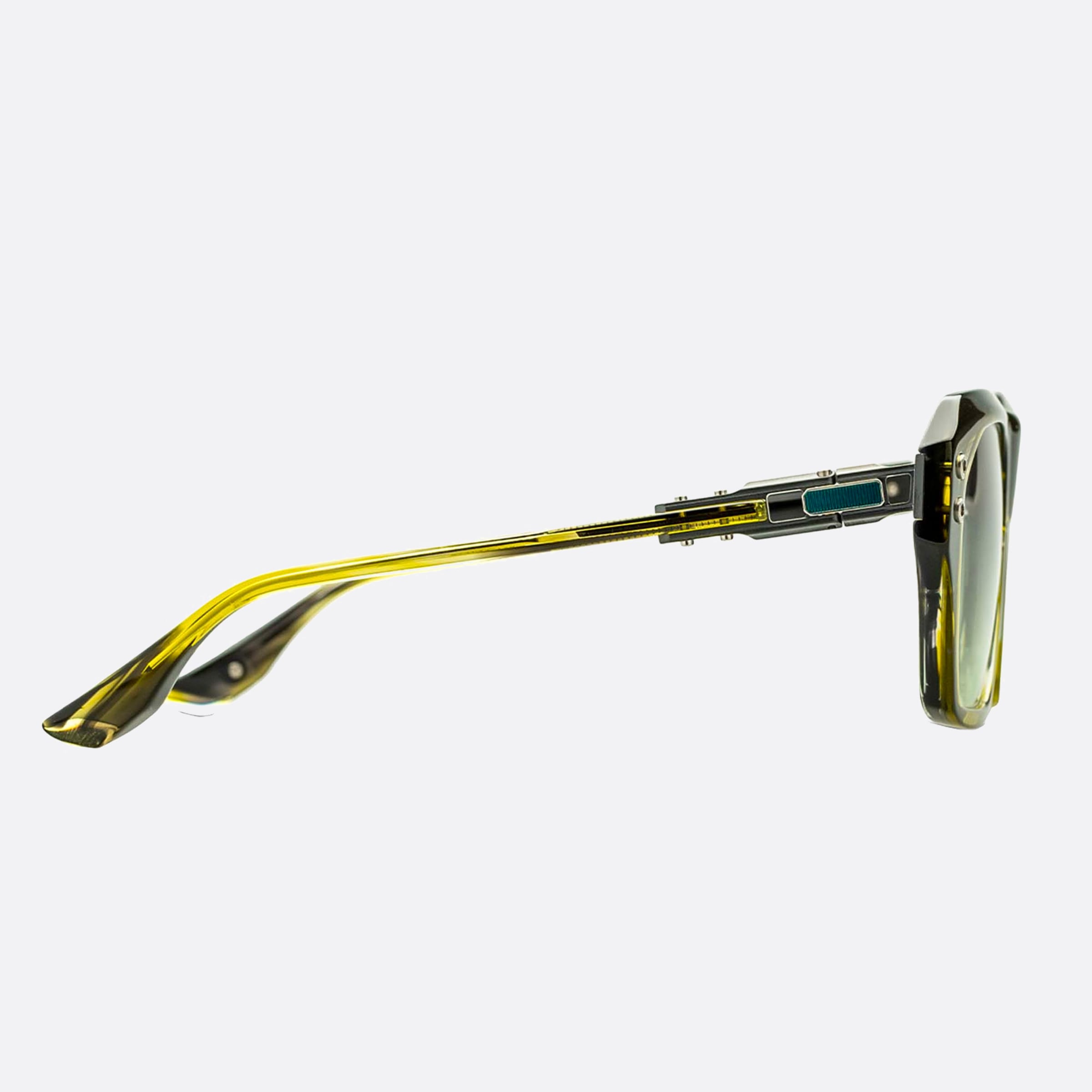 Dita 57mm Grand Apx Sun Green Geometric Unisex Sunglasses - Detail View