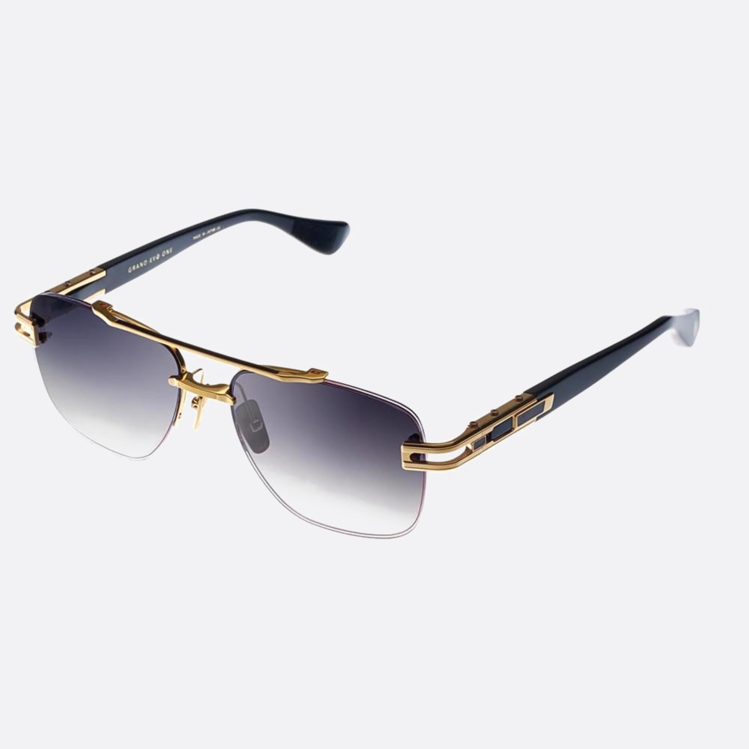 Dita 01mm Grand Evo One Gold Pilot Unisex Sunglasses - Side View
