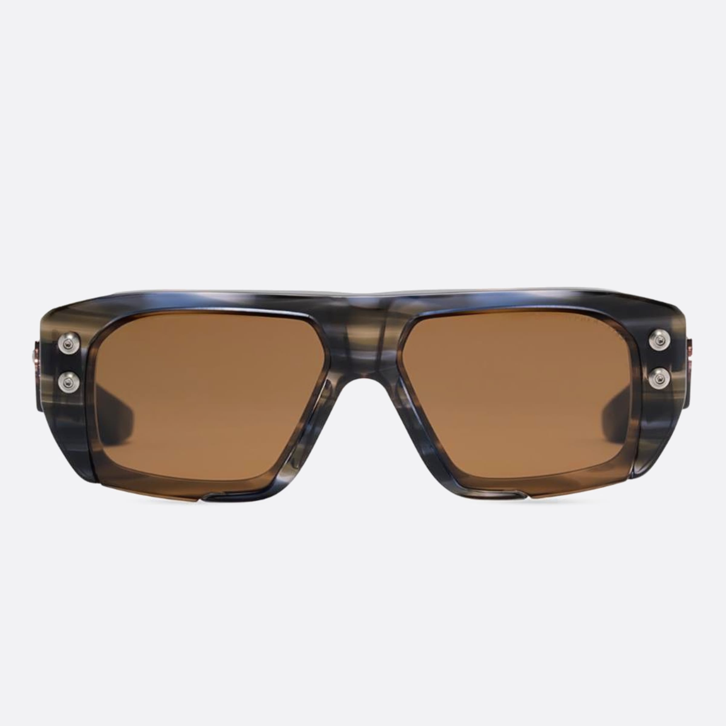 Dita Hypher Dts466 03af Brown Squared Unisex Sunglasses - Main View