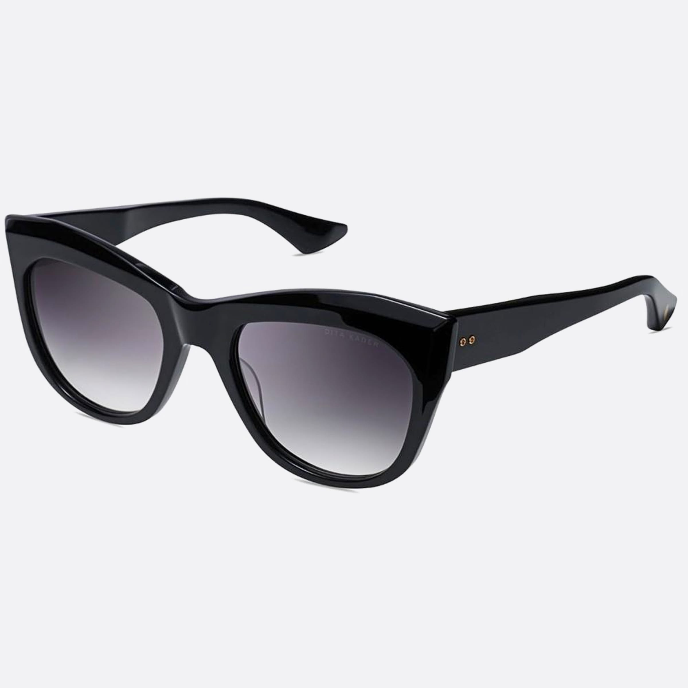 Dita 01mm Kader Black Cat Eye Unisex Sunglasses - Side View
