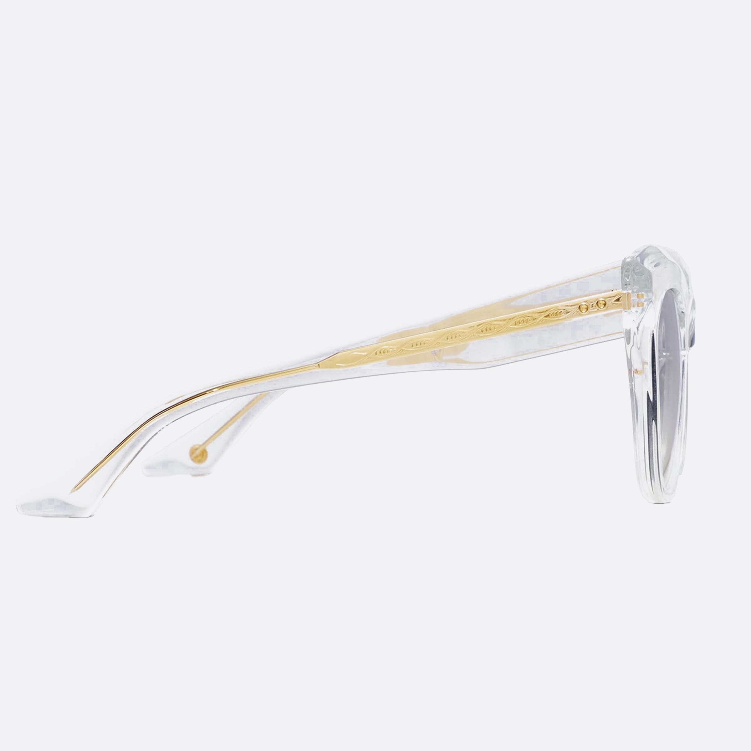 Dita 03mm Kader Transparent Cat Eye Unisex Sunglasses - Detail View