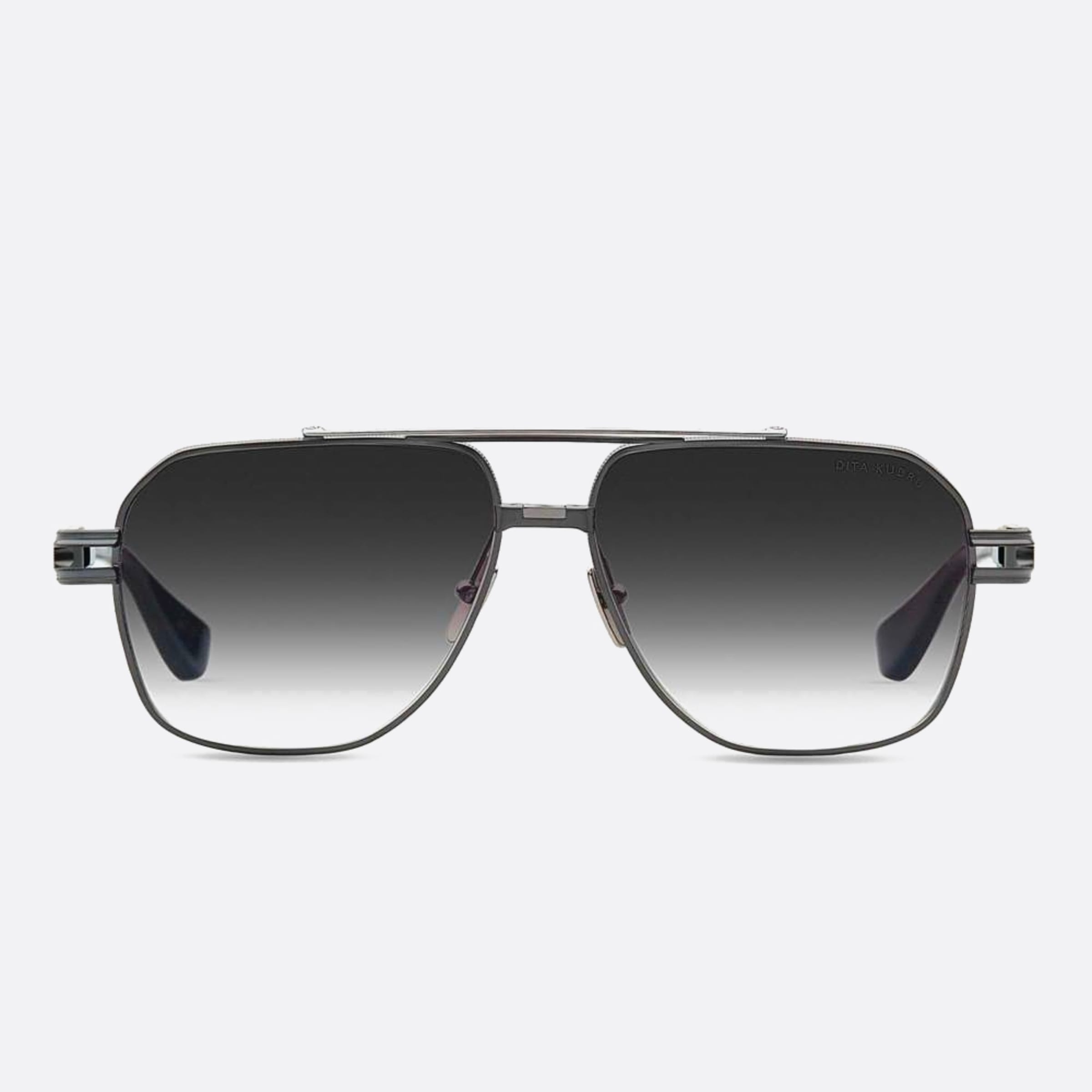 Dita 61mm Kudru Dts436 Black Pilot Unisex Sunglasses - Main View