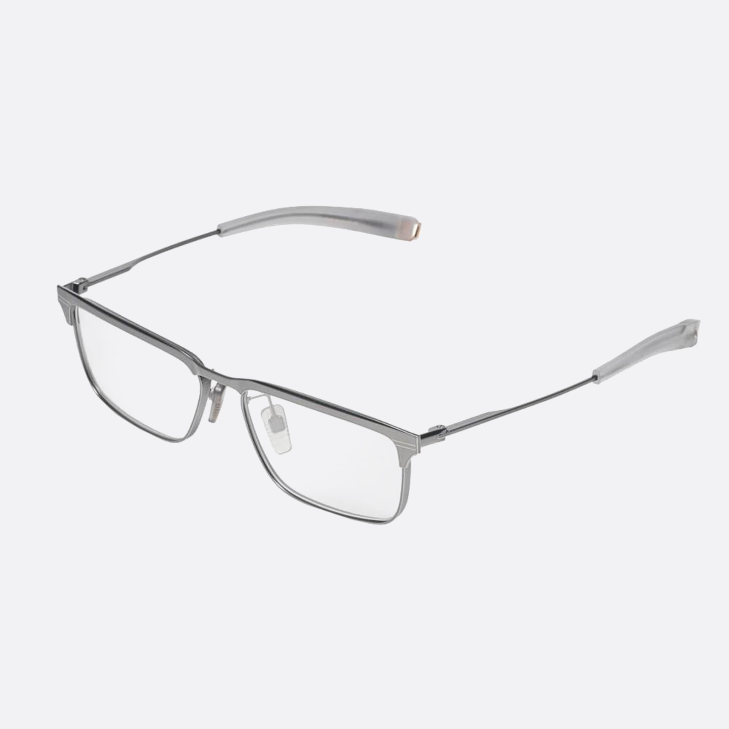 Dita 03mm Lancier Lsa Silver Geometric Unisex Eyeglasses - Side View