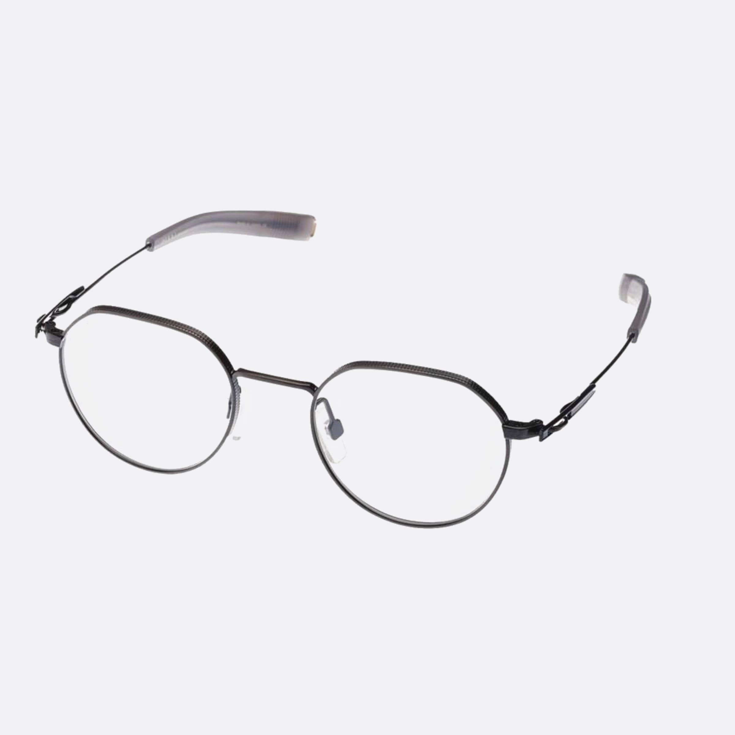 Dita 01mm Lancier Lsa Black Round Unisex Eyeglasses - Side View