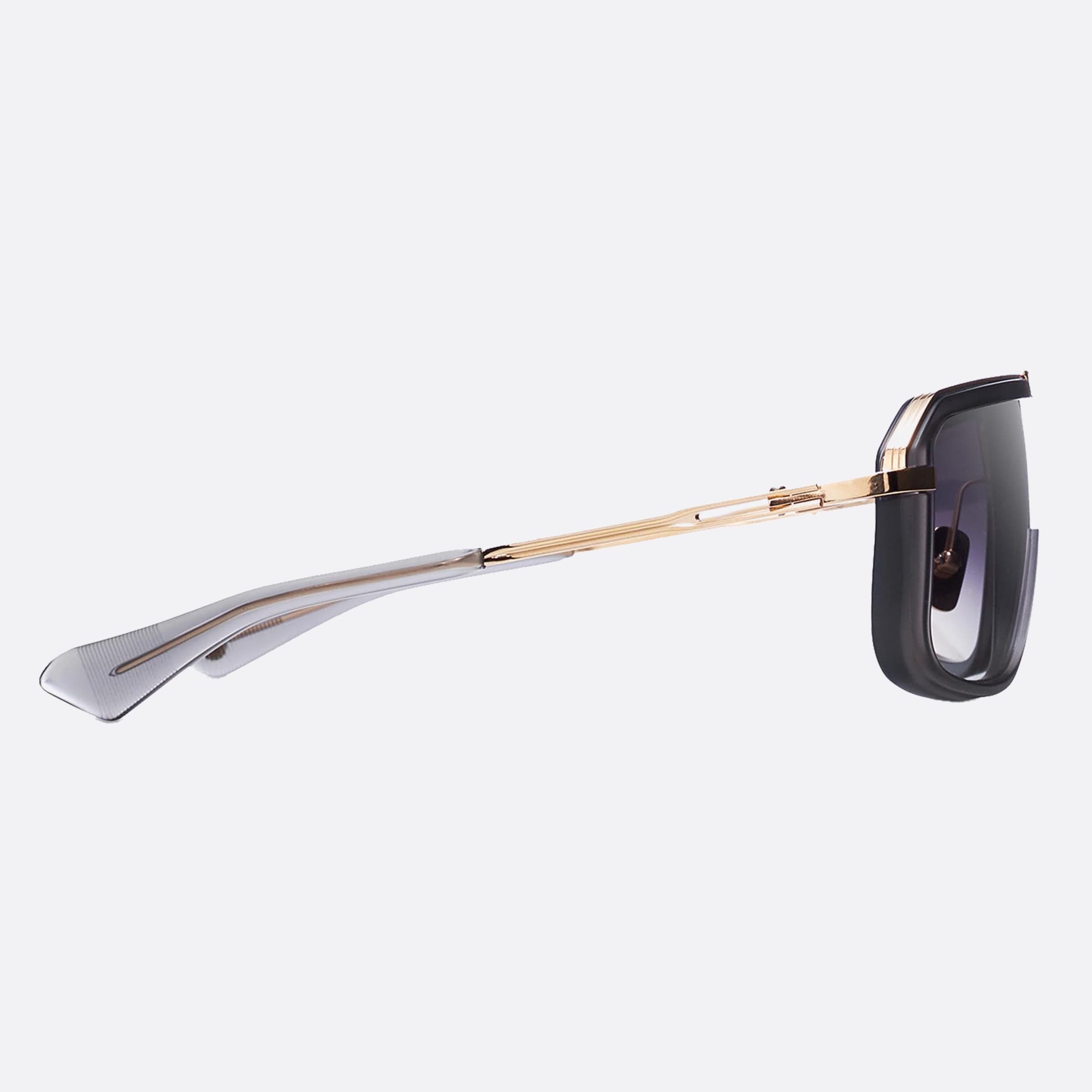 Dita 131mm Mach Eight Grey Geometric Unisex Sunglasses - Detail View