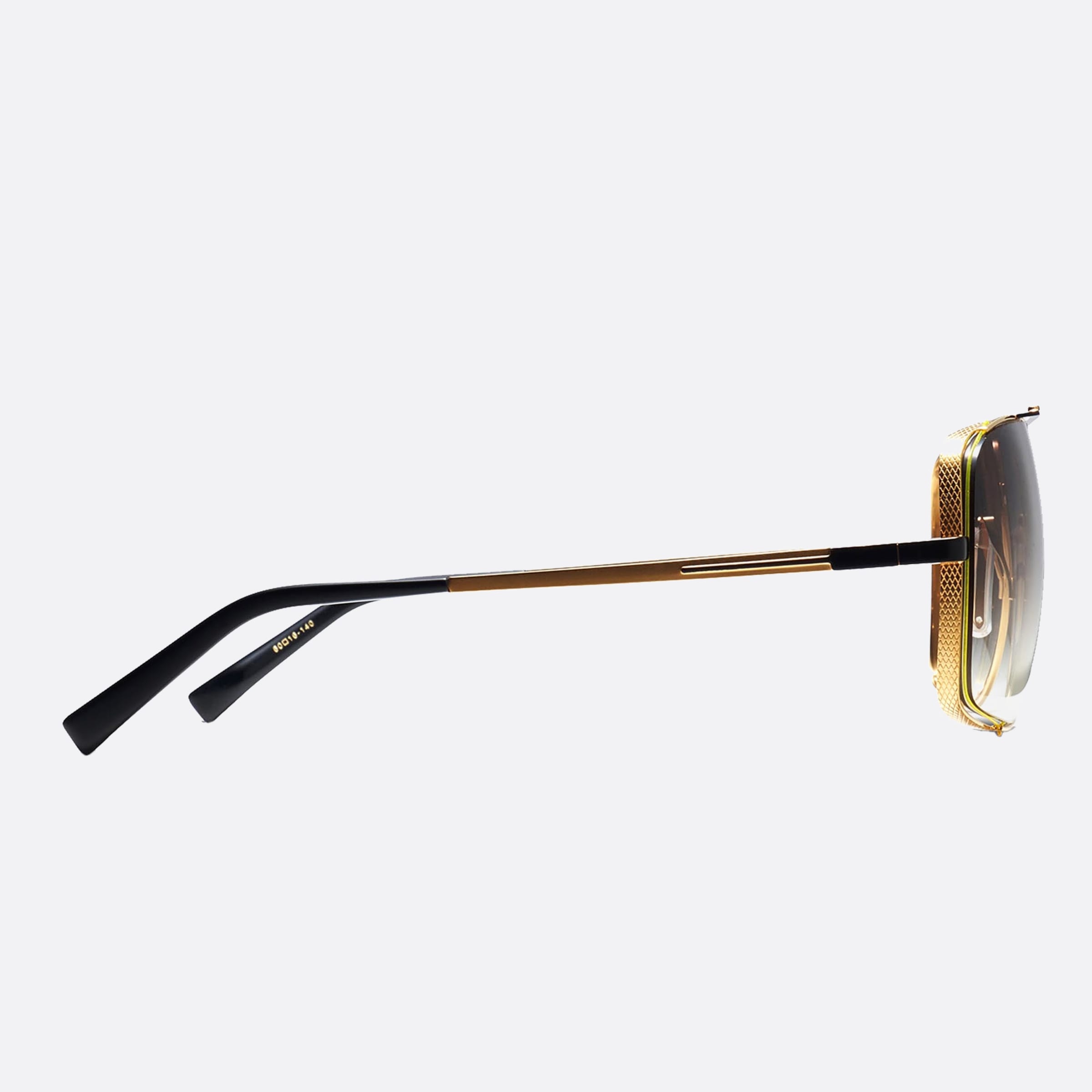 Dita 60mm Midnight Special Drx Blk Gld Gold Visor Unisex Sunglasses - Detail View