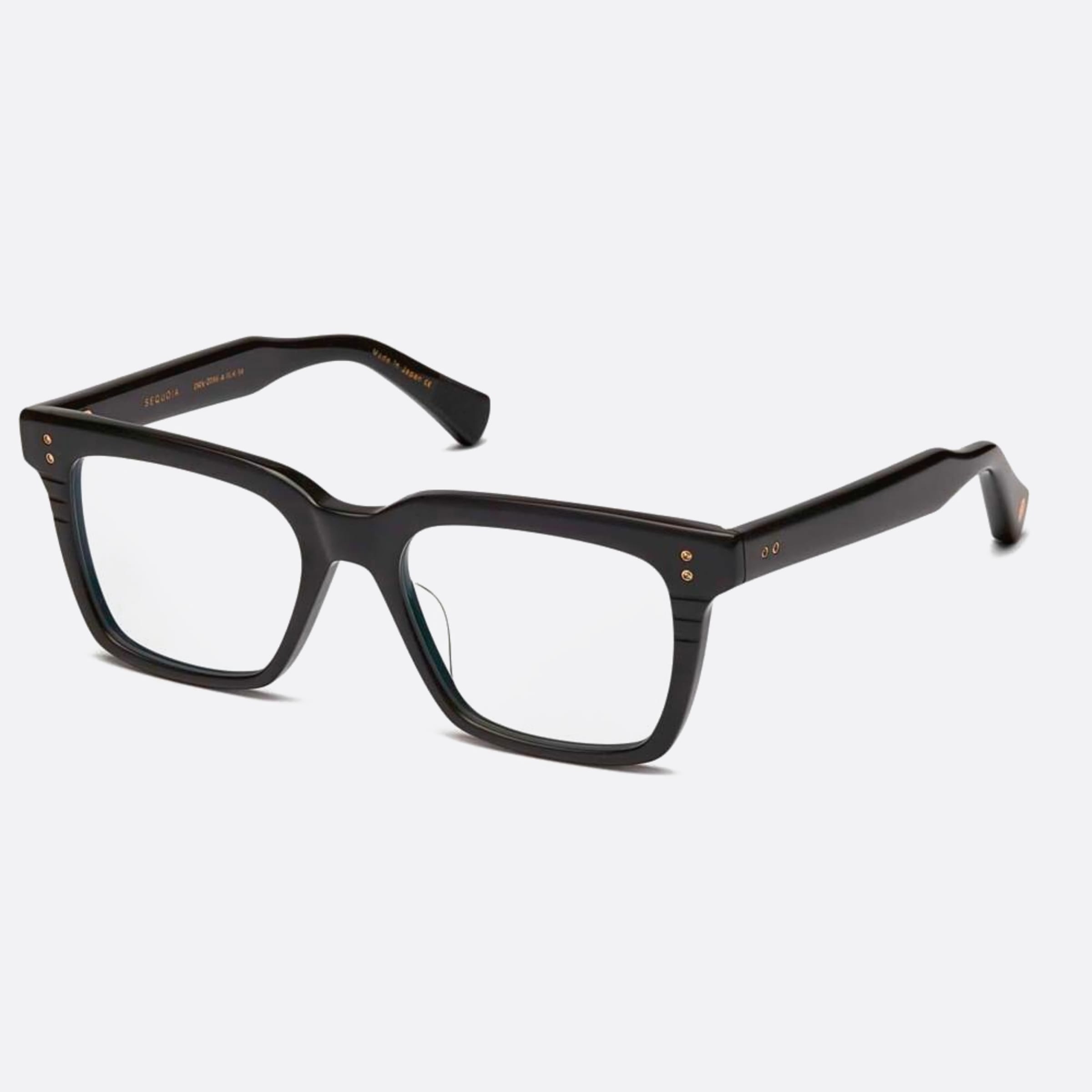Dita 54mm Sequoia Drx Blk Black Squared Unisex Eyeglasses - Side View