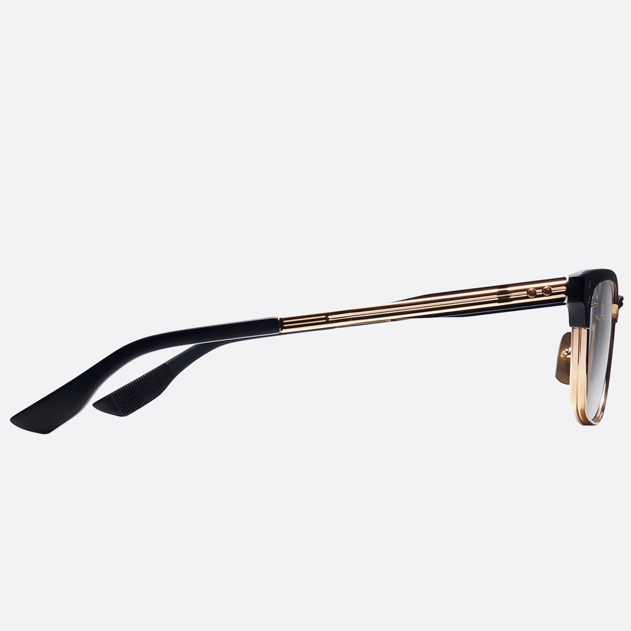 Dita 55mm Statesman Six Dtx132 Black Cat Eye Unisex Eyeglasses - Detail View