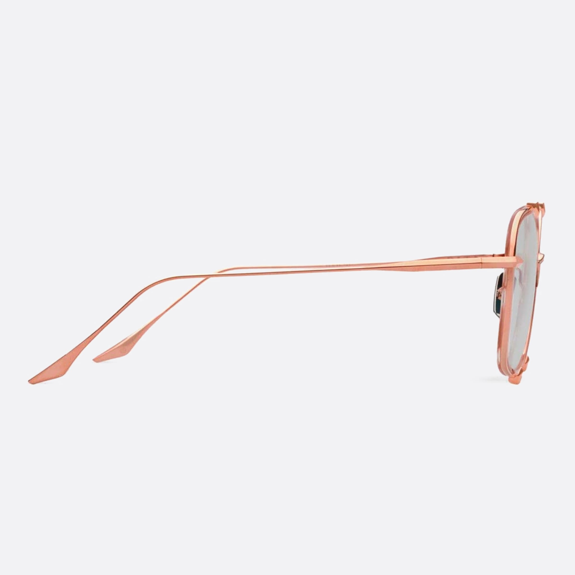 Dita 52mm Talon Three Dtx442 Rose Gold Butterfly Unisex Eyeglasses - Detail View