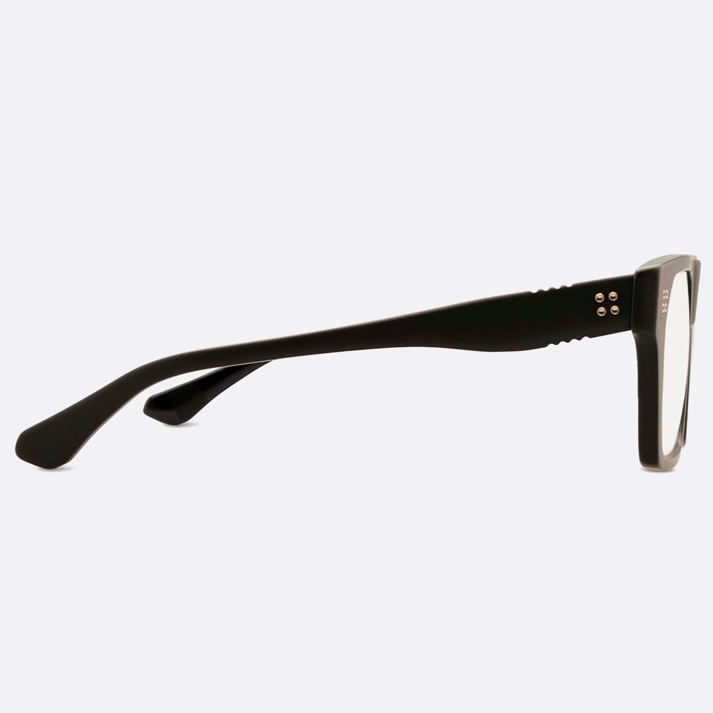 Dita 56mm Venzyn Black Geometric Unisex Eyeglasses - Detail View